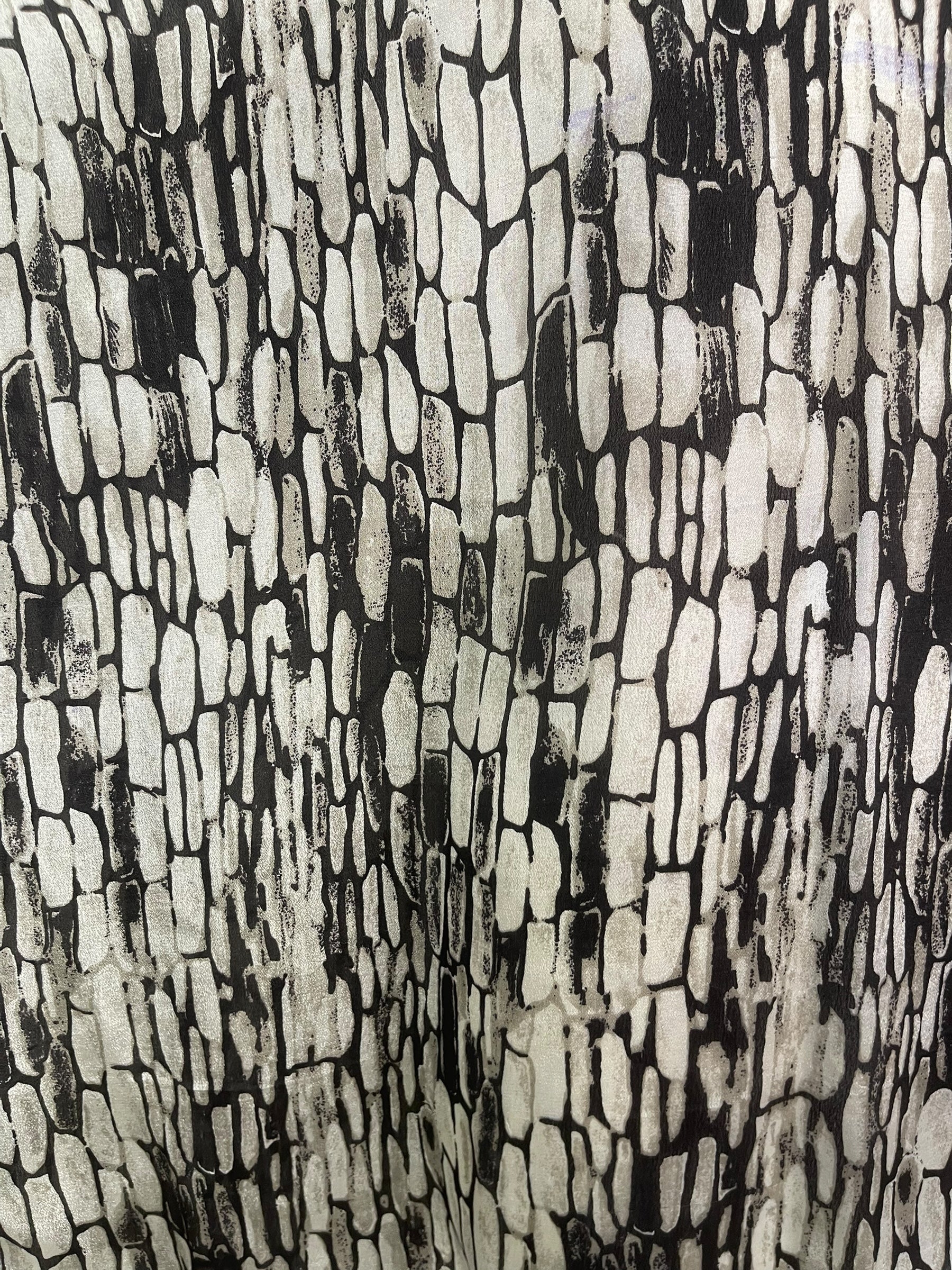 PRC7471  Wabi Sabi Pure Silk Short Kaftan Tunic With Slits