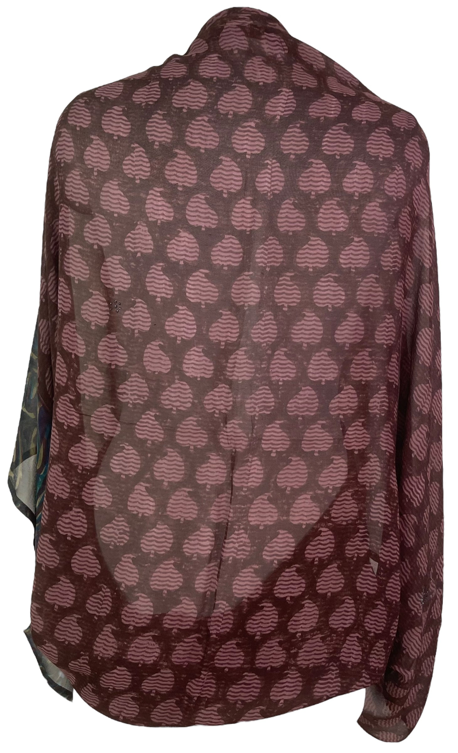 PRG7352 Sheer Avatar Pure Silk Shrug