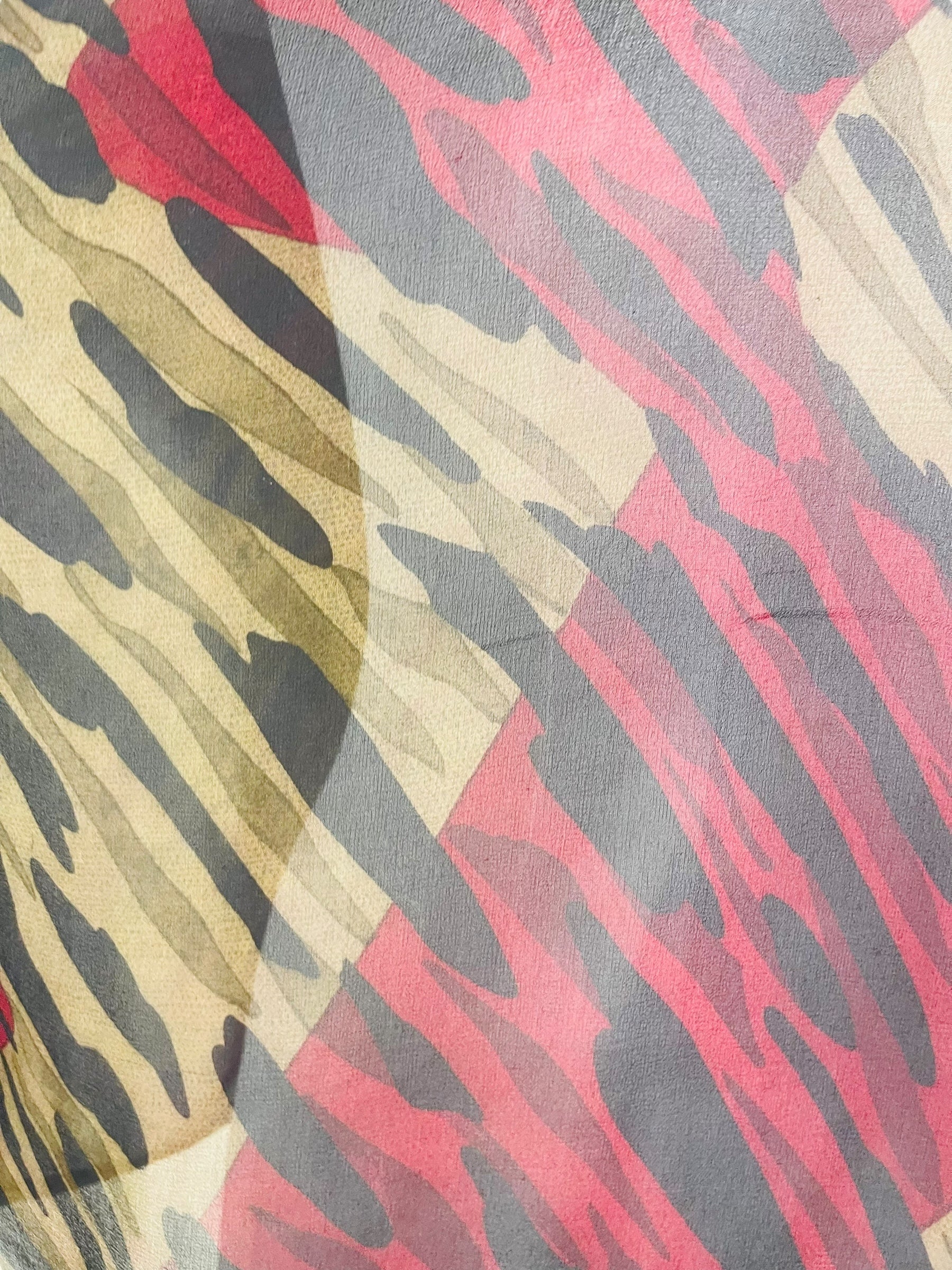 PRG6855 Sheer Wabi Sabi Pure Silk Side Slit Top