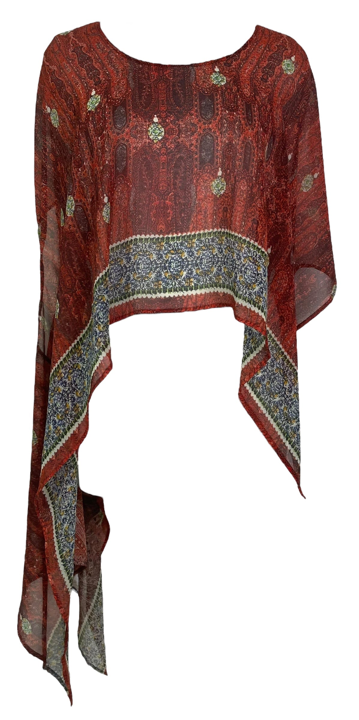 PRG8173 Sheer Avatar Pure Silk Versatile Vest