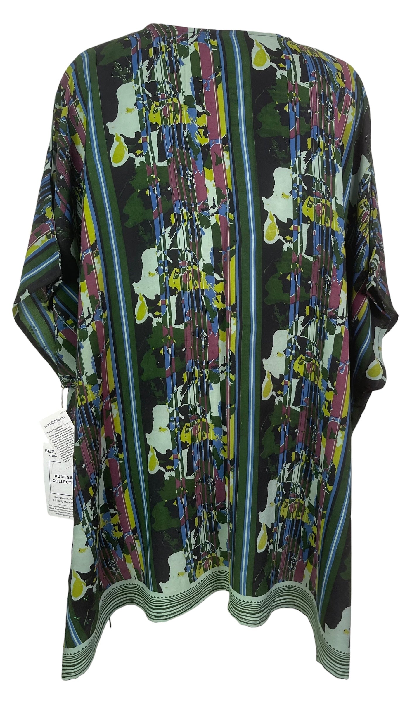 PREVIEW PRC8020  Avatar Pure Silk Short Kaftan Tunic with Slits