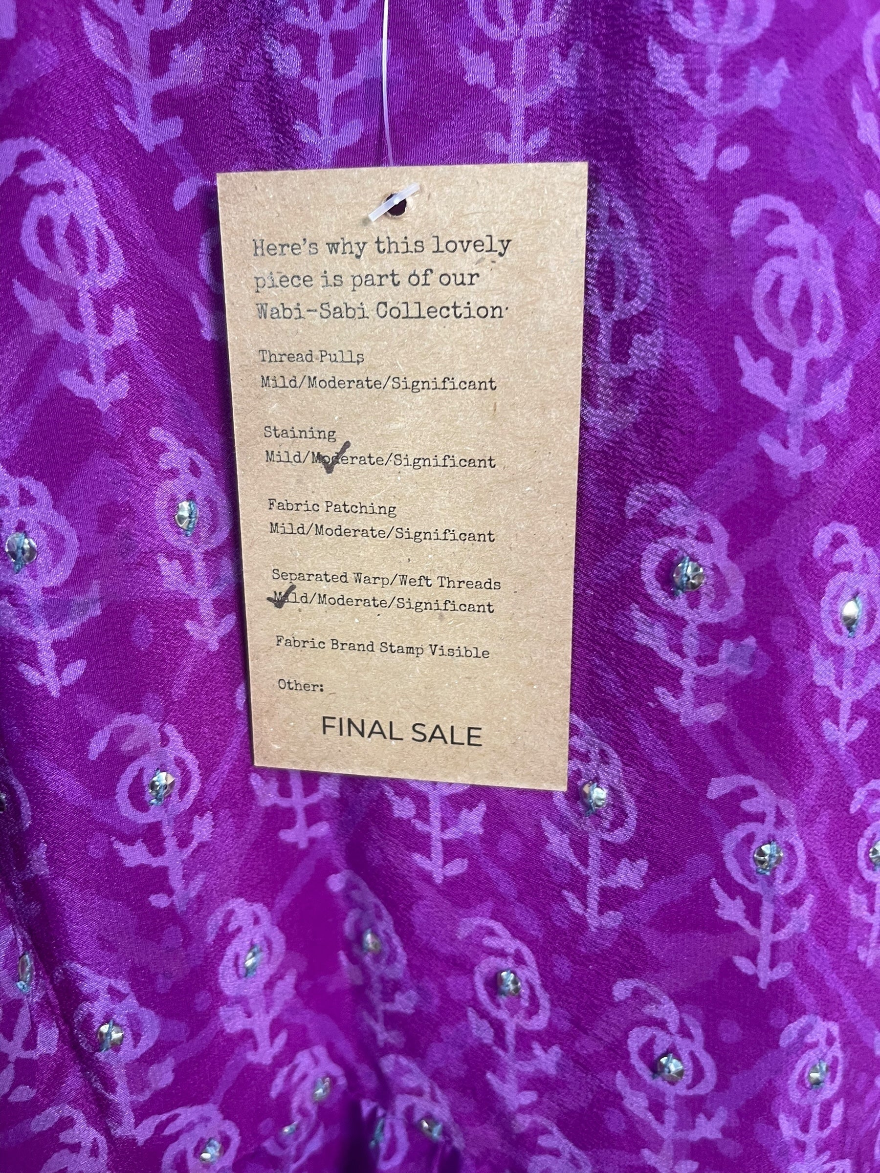 PRC8803 Wabi Sabi Pure Silk Boxy Babydoll Dress by 15 FEBRUARY 2026 – Handmade ethical Boxy Babydoll Dress from sariKNOTsari using upcycled silk. Designed in Canada for travel and slow fashion, loved from Toronto to LA to Sydney.