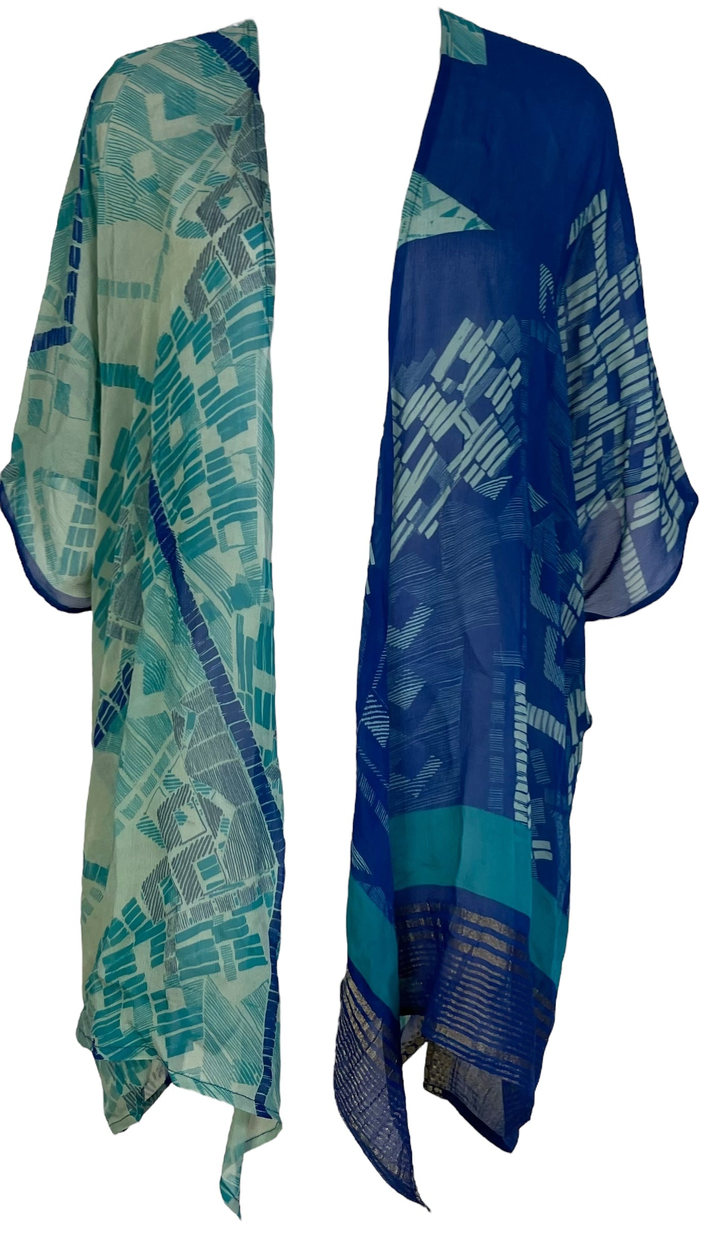 PRG7102 Sheer Wabi Sabi Pure Silk Cardigan