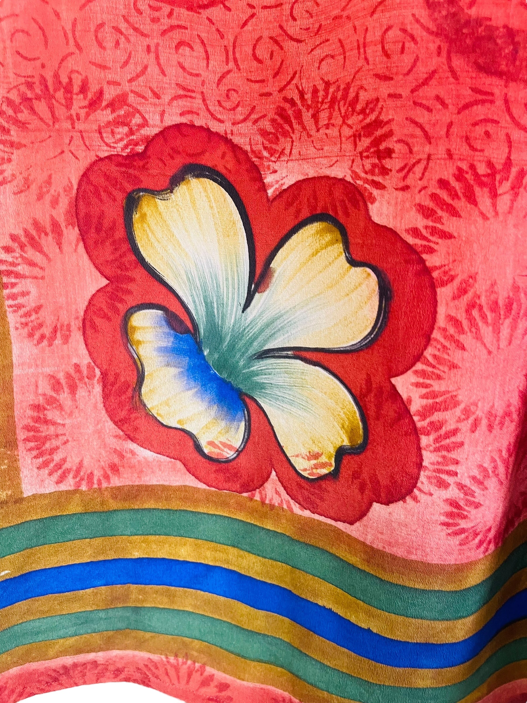 MARKETING PRC7604 Avatar Pure Silk Maxi Kaftan by MARKETING – Handmade ethical Maxi Kaftan from sariKNOTsari using upcycled silk. Designed in Canada for travel and slow fashion, loved from Toronto to LA to Sydney.