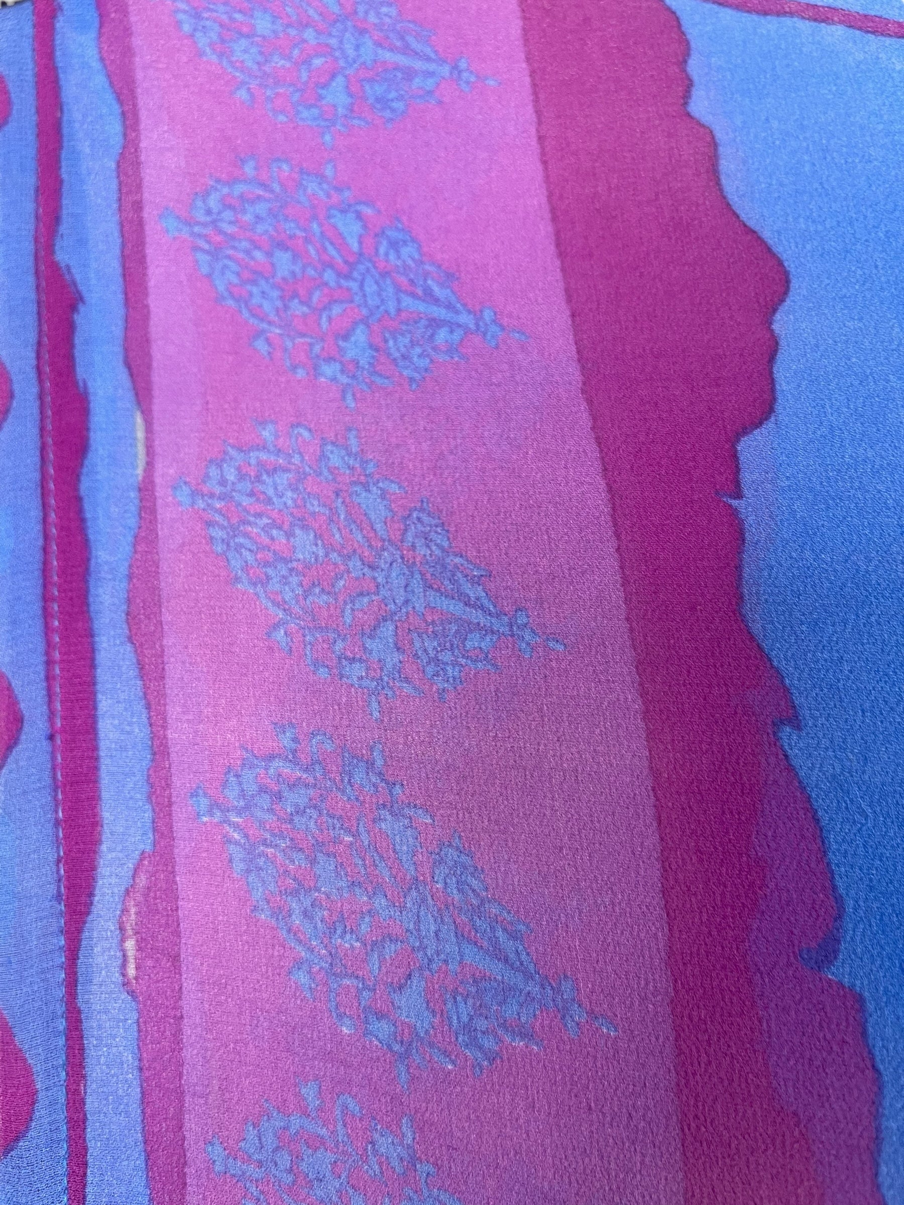 PRG7857 Sheer Wabi Sabi Pure Silk Long Tunic with Side Ties