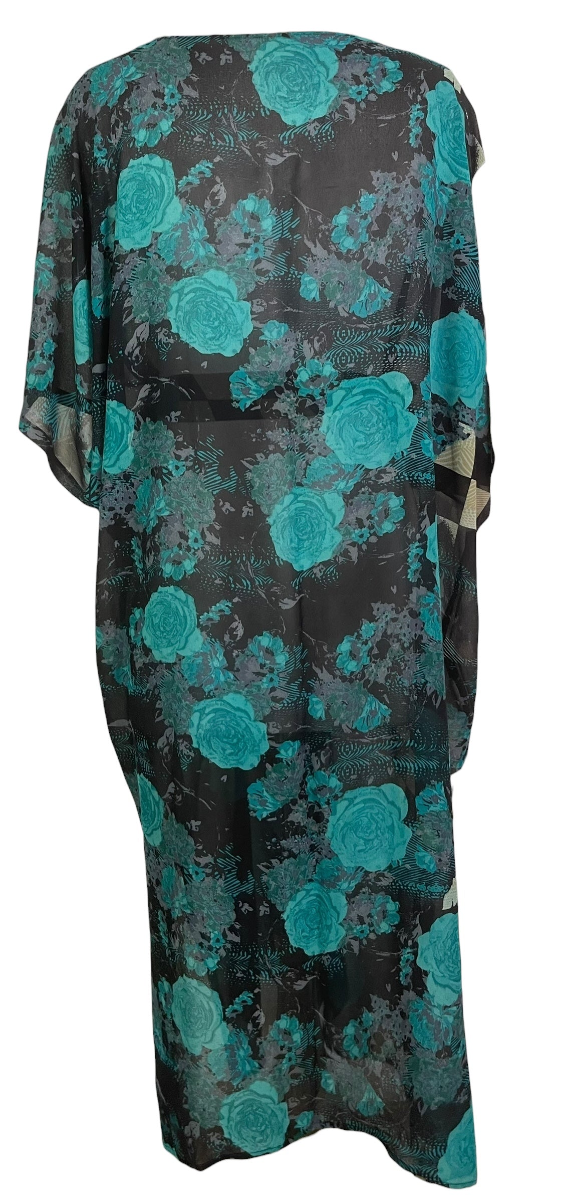 PREVIEW PRG8670B Sheer Avatar Long Pure Silk Kimono Sleeved Duster with Belt by MARCH2026 – Handmade ethical Long Kimono from sariKNOTsari using upcycled silk. Designed in Canada for travel and slow fashion, loved from Toronto to LA to Sydney. Featuring Zsiska, Bryn Walker and Artisan Leather coats by Rejean Pepin, Pepin designs