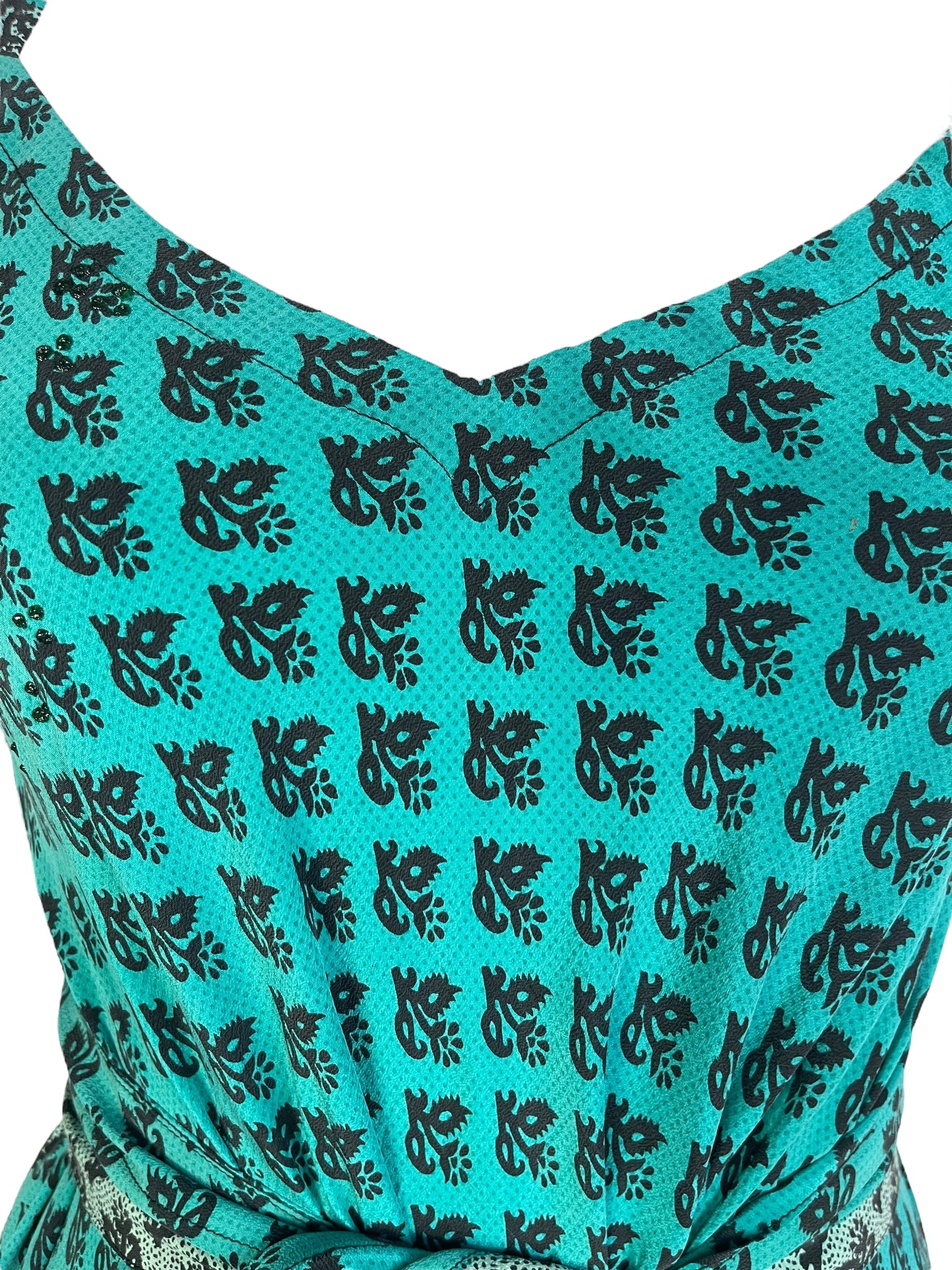 PRC7242 Avatar Pure Silk Maxi Dress with Belt