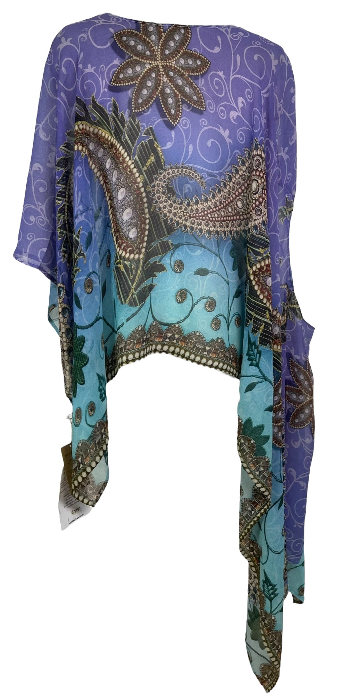 PRG7790 Sheer Wabi Sabi Pure Silk Versatile Vest