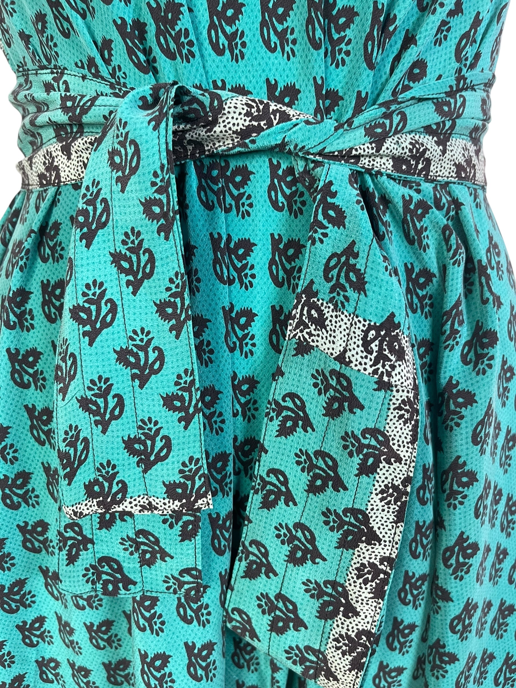 PRC7242 Avatar Pure Silk Maxi Dress with Belt