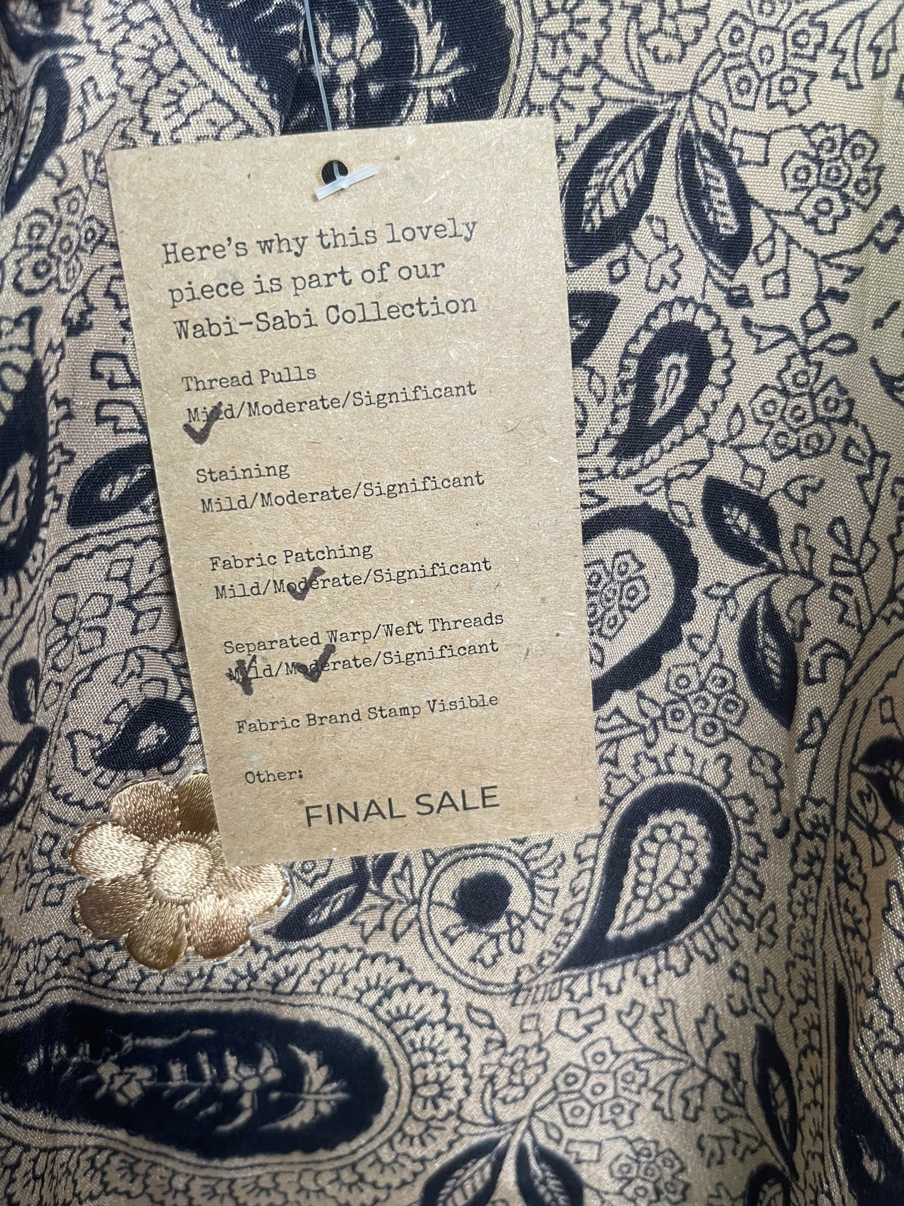 PRC8495 Wabi Sabi Pure Silk Kimono-Sleeved Jacket with Belt