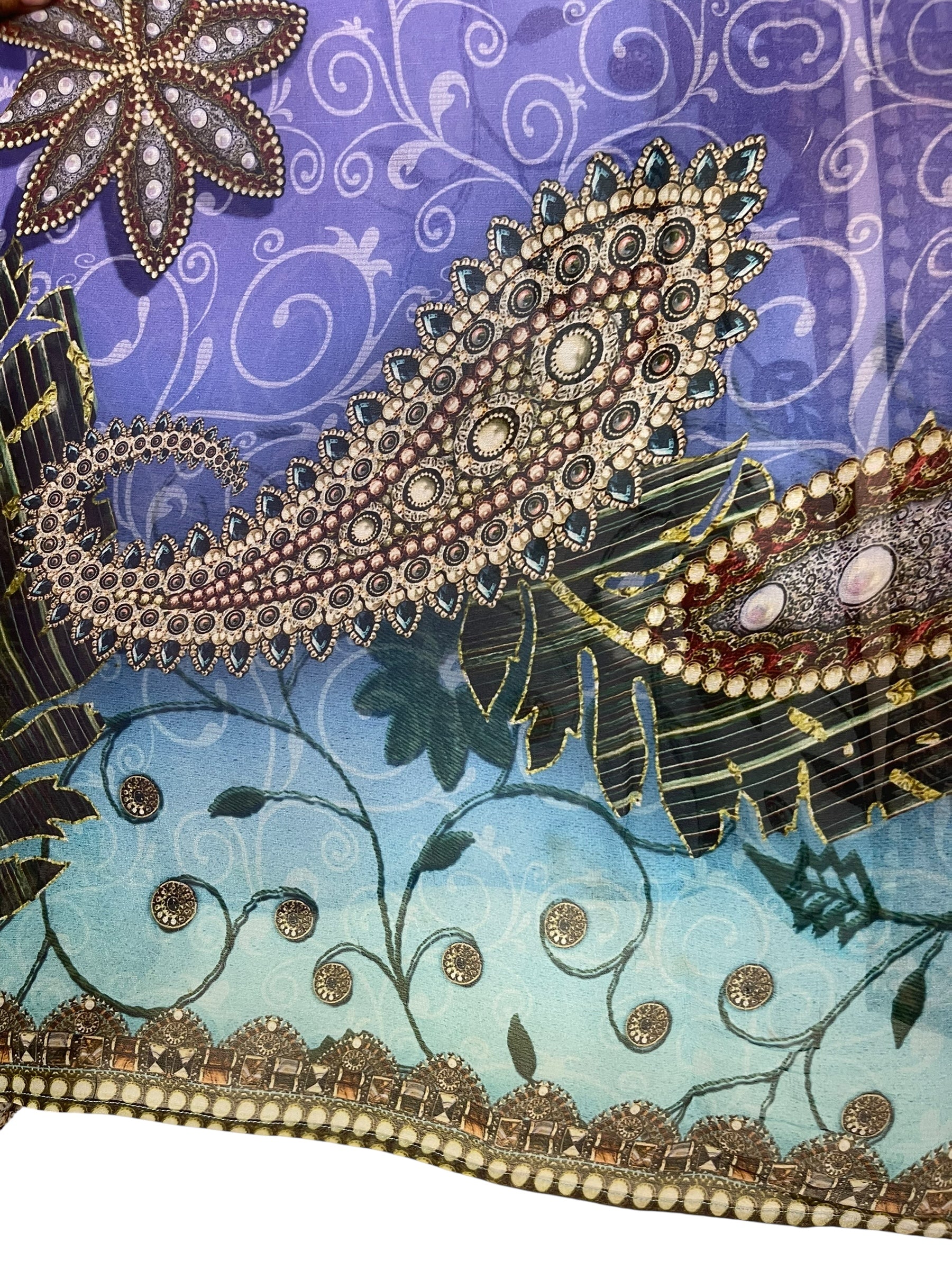 PRG7790 Sheer Wabi Sabi Pure Silk Versatile Vest