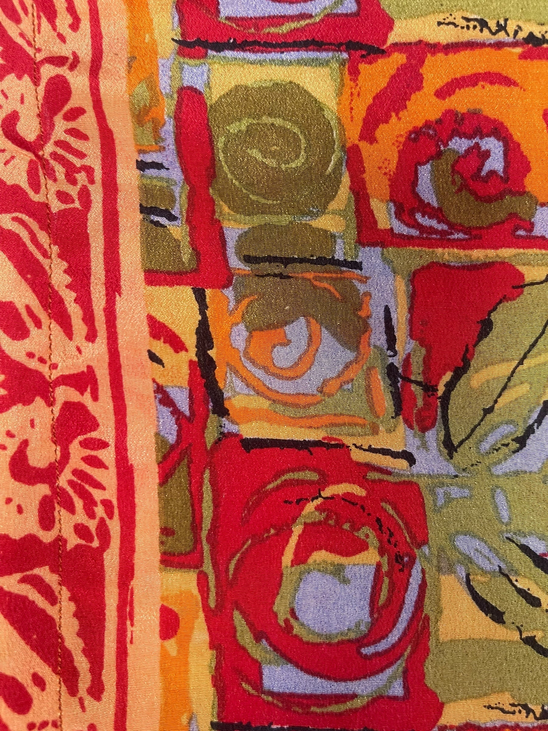 PRC8468 Avatar Pure Silk Self Pocket Tunic Dress