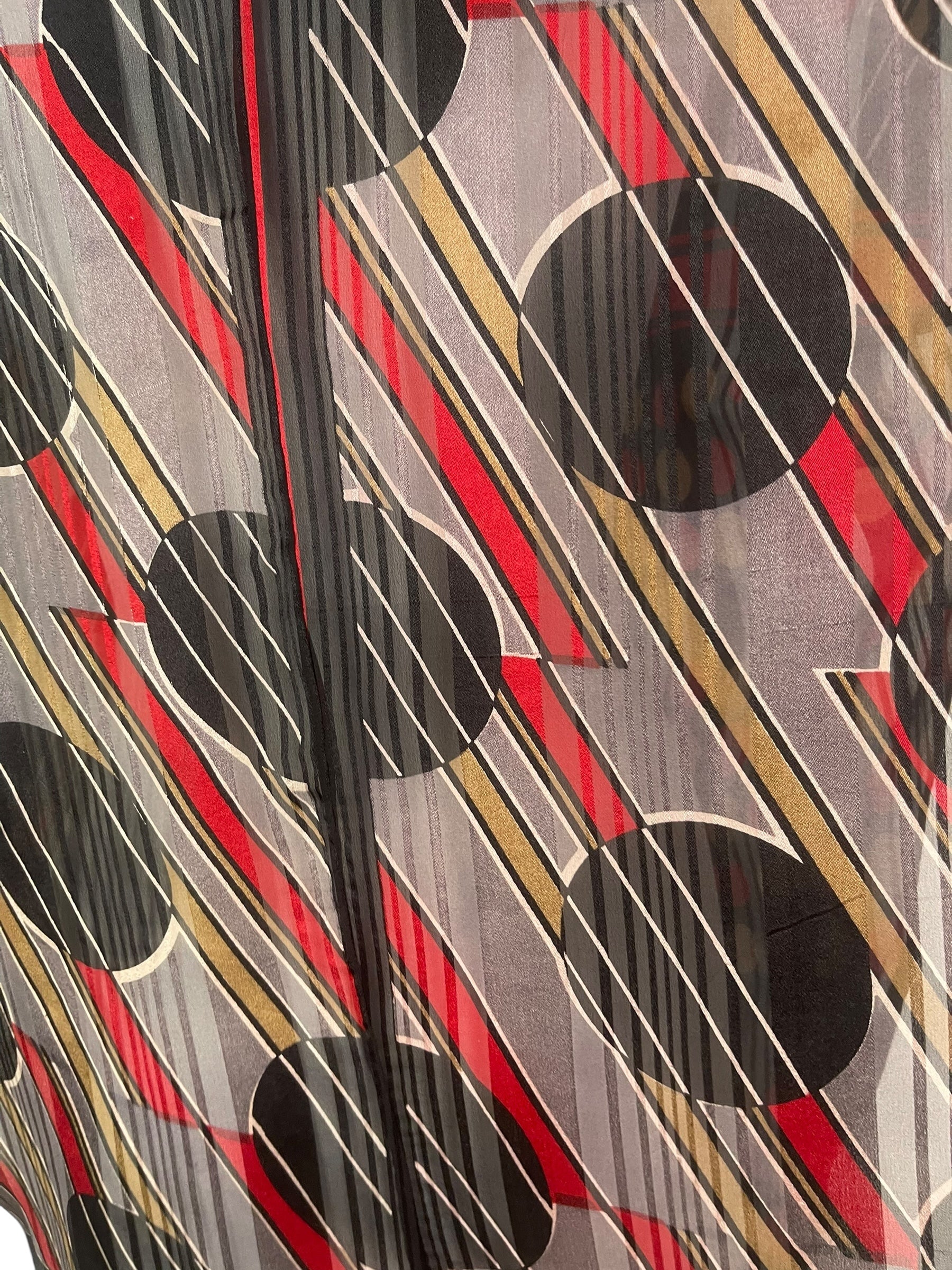 PREVIEW PRG8604 Sheer Avatar Pure Silk Waterfall Top by FEBRUARY2026 – Handmade ethical Waterfall Top from sariKNOTsari using upcycled silk. Designed in Canada for travel and slow fashion, loved from Toronto to LA to Sydney.