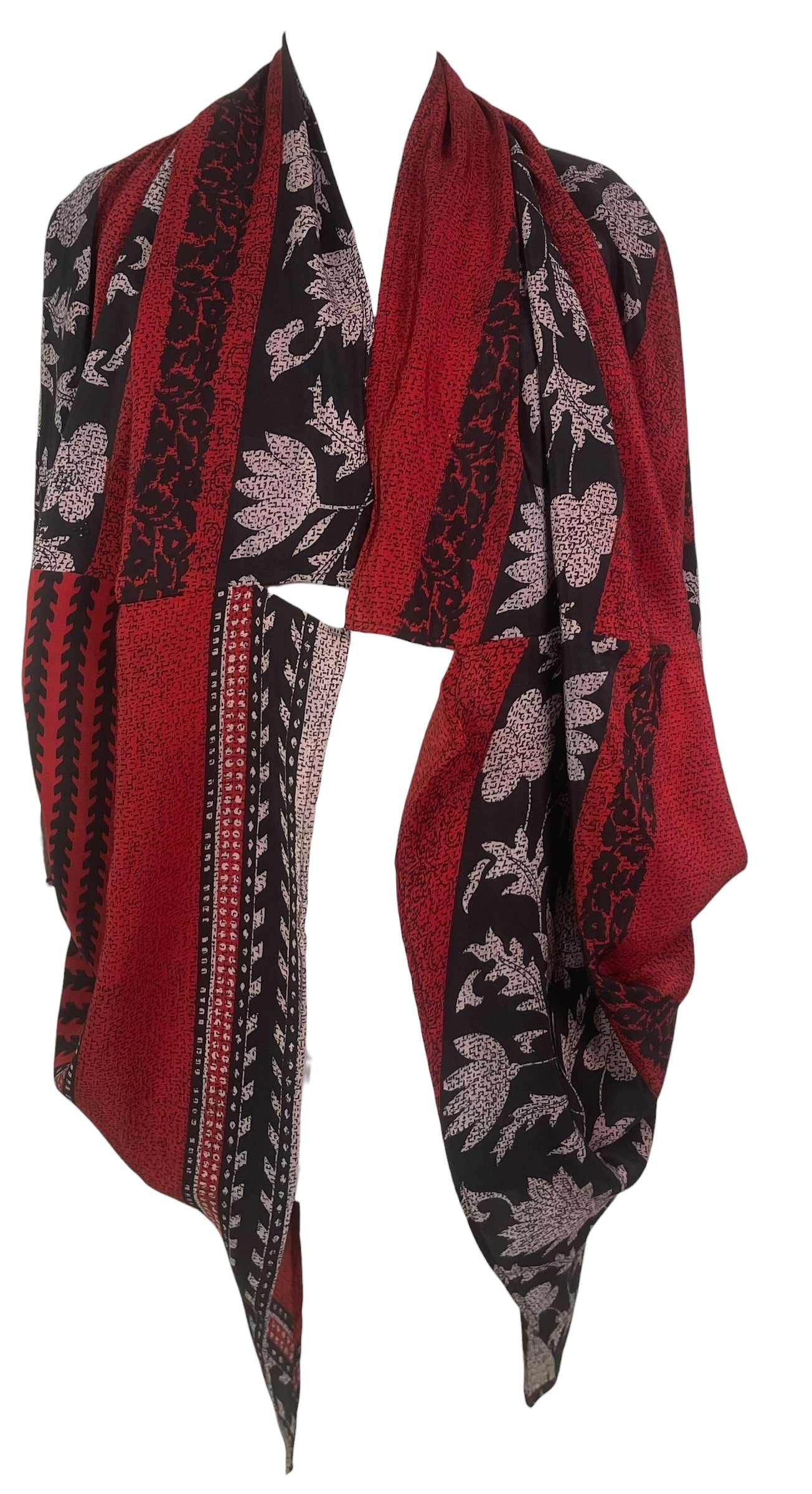 PREVIEW PRC8614 Avatar Pure Silk Cardigan by FEBRUARY2026 – Handmade ethical Cardigan from sariKNOTsari using upcycled silk. Designed in Canada for travel and slow fashion, loved from Toronto to LA to Sydney.