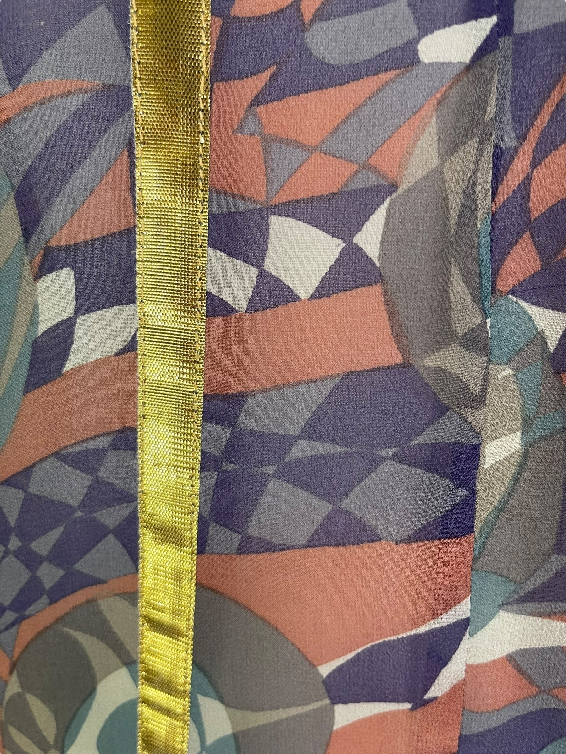 PRG7269 Sheer Wabi Sabi Pure Silk Waterfall Top