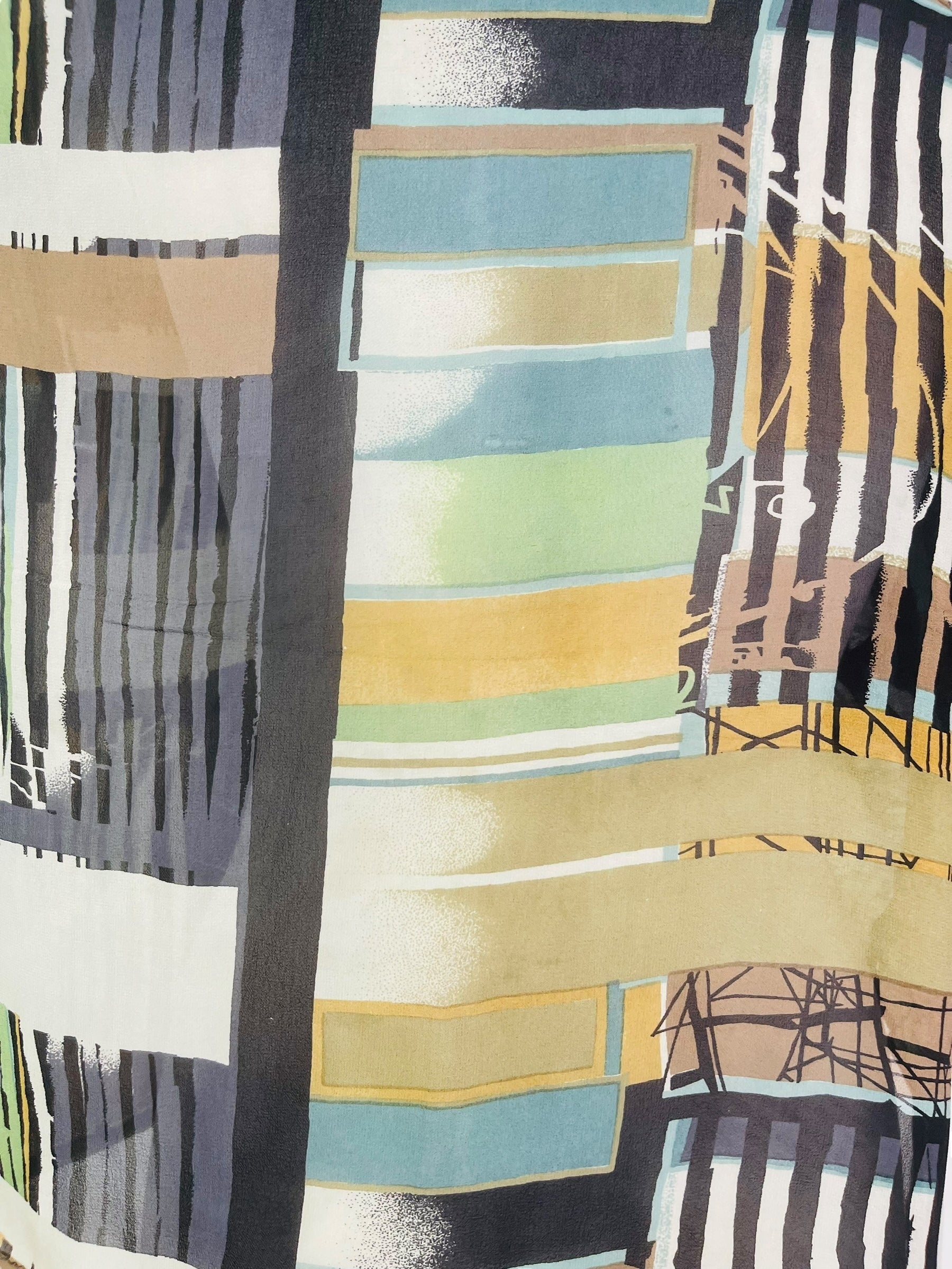 PRG5247 Sheer Wabi Sabi Pure Silk Side Slit Top