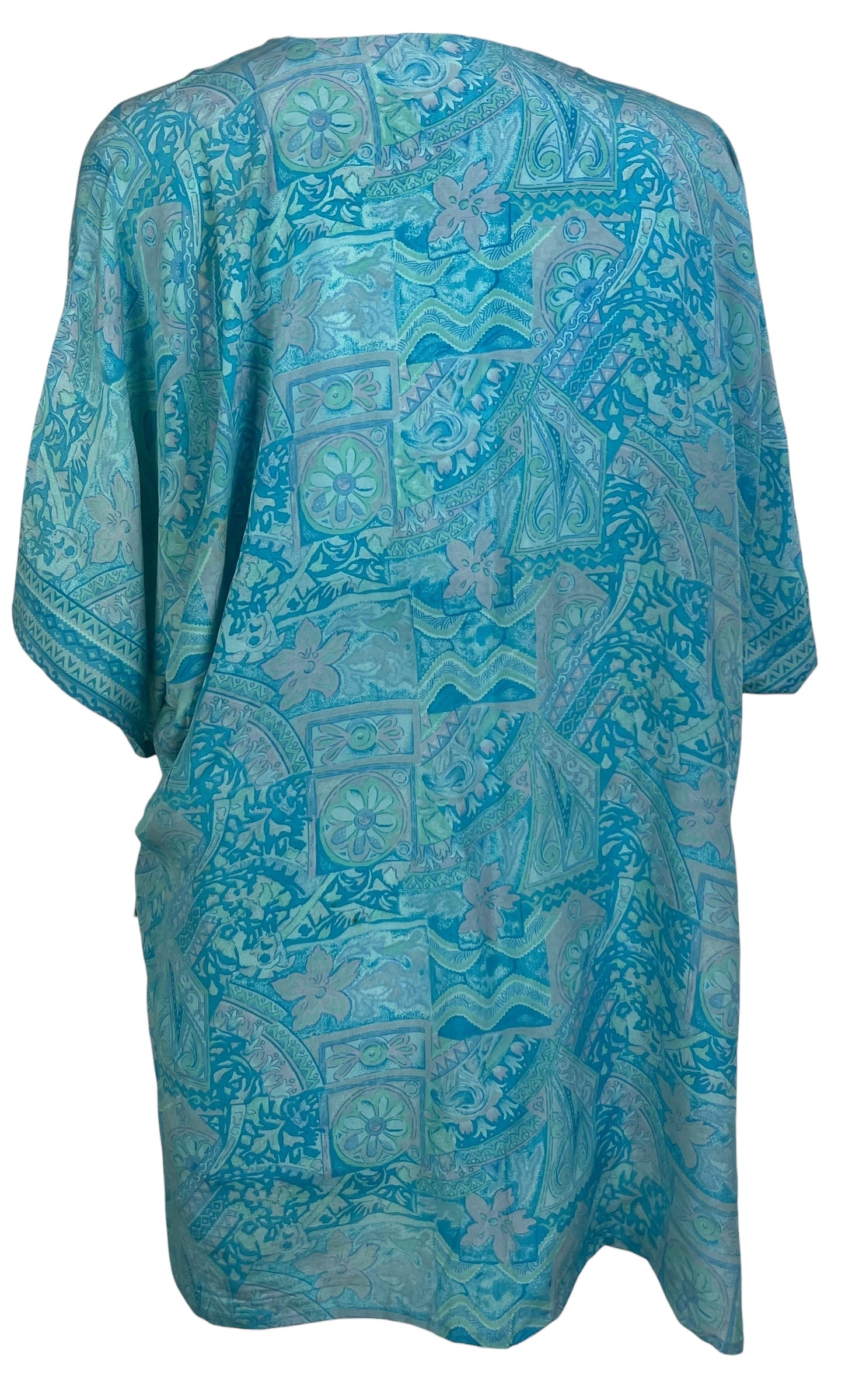PRC8625 Wabi Sabi Pure Silk Kimono-Sleeved Jacket with Belt