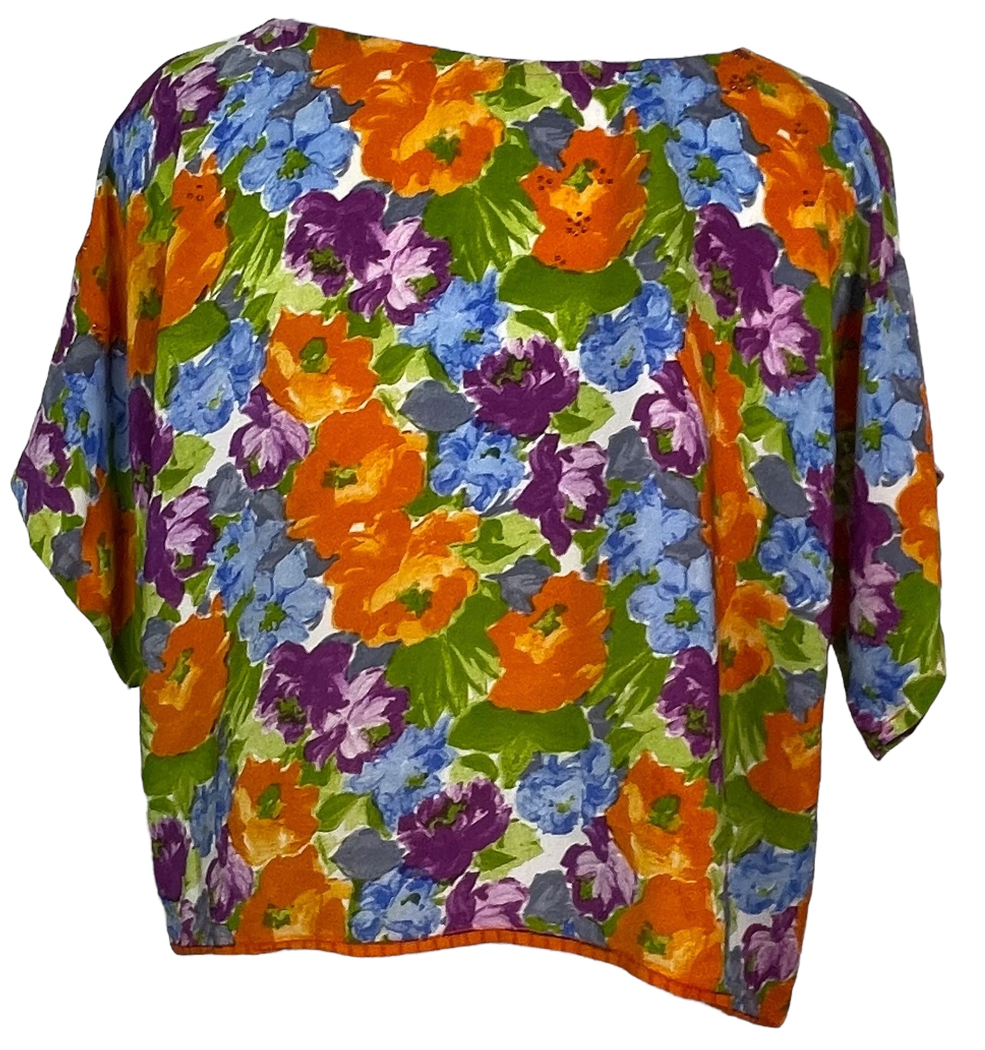 PRC7474 Avatar Pure Silk Boxy Top