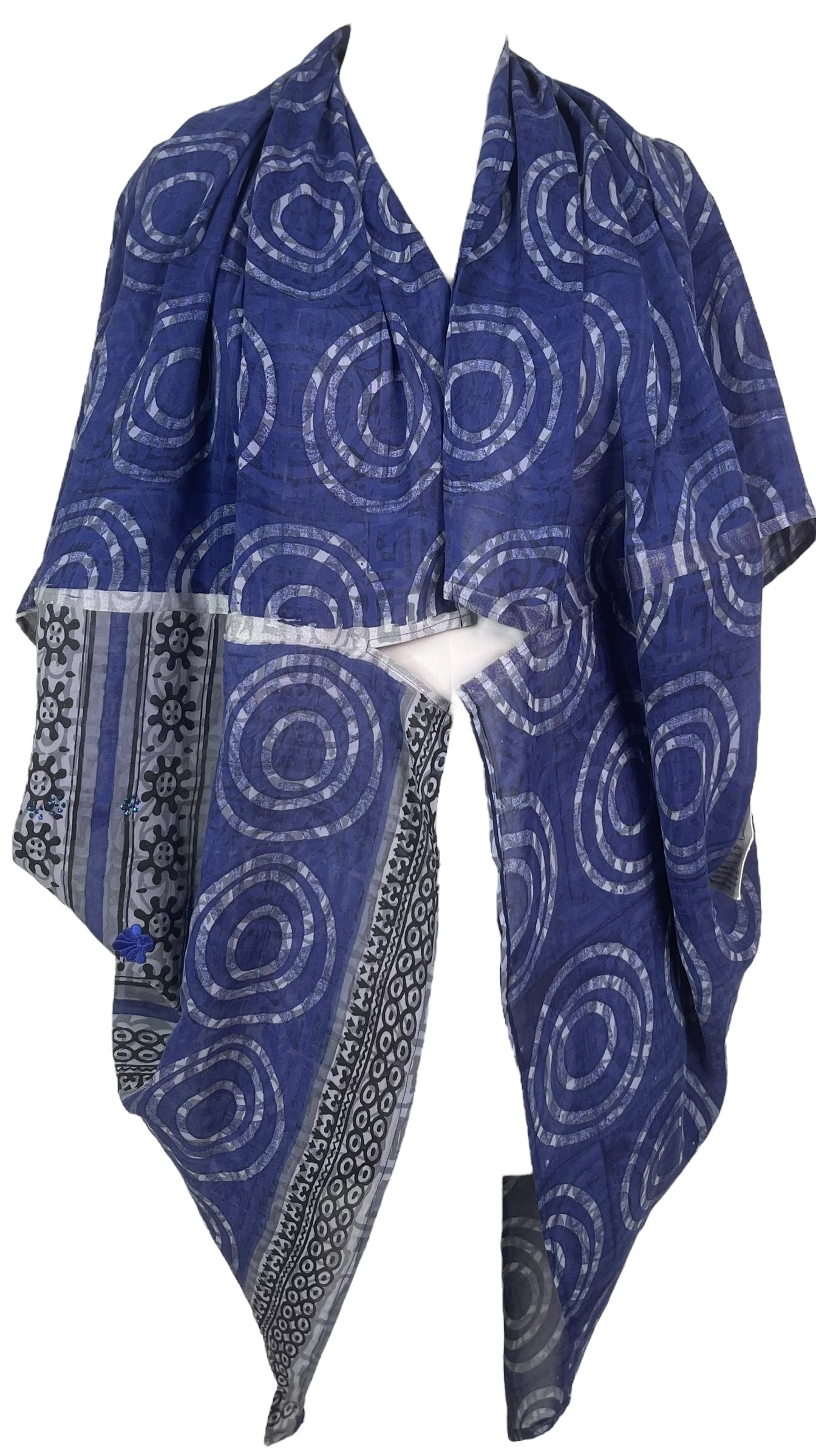 PRG7077 Sheer Avatar Pure Silk Cardigan