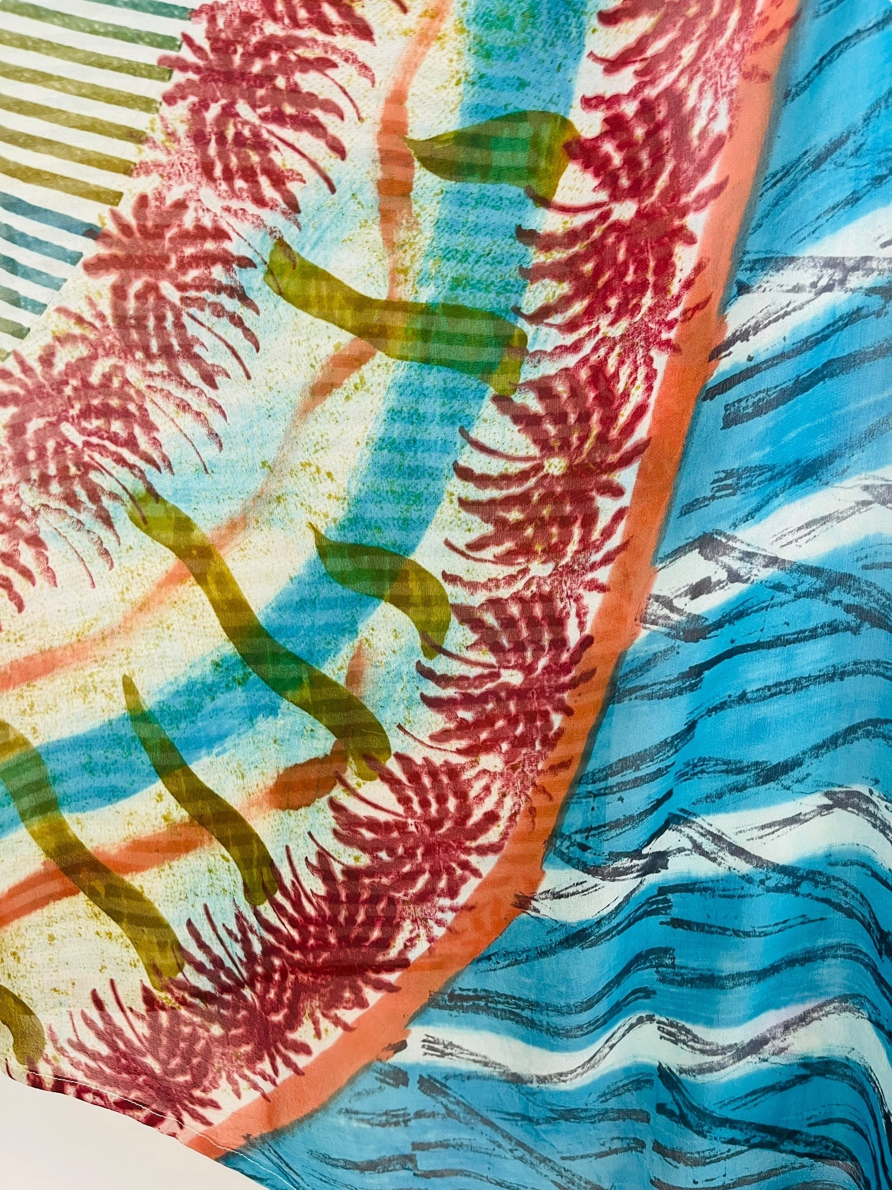 PRG7570 Sheer Wabi Sabi Pure Silk Cardigan