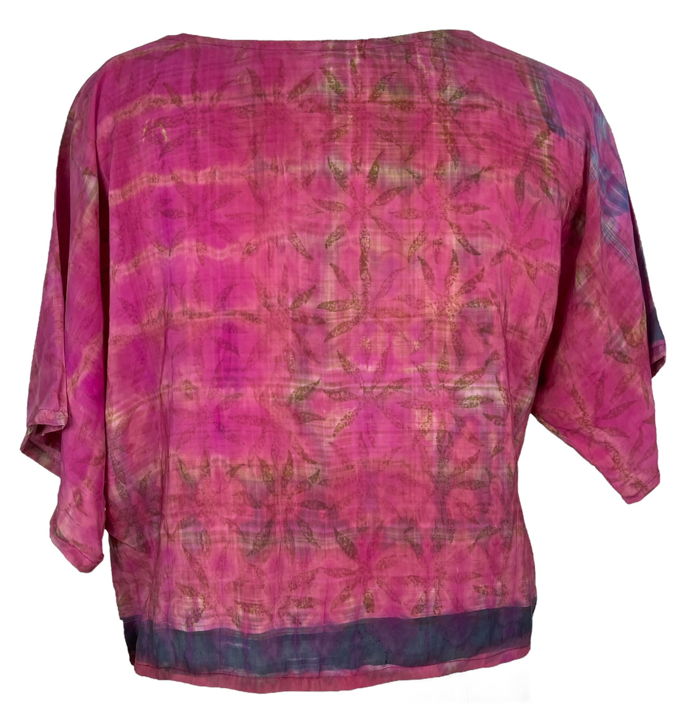 PREVIEW PRC5371 Wabi Sabi Pure Silk Boxy Top