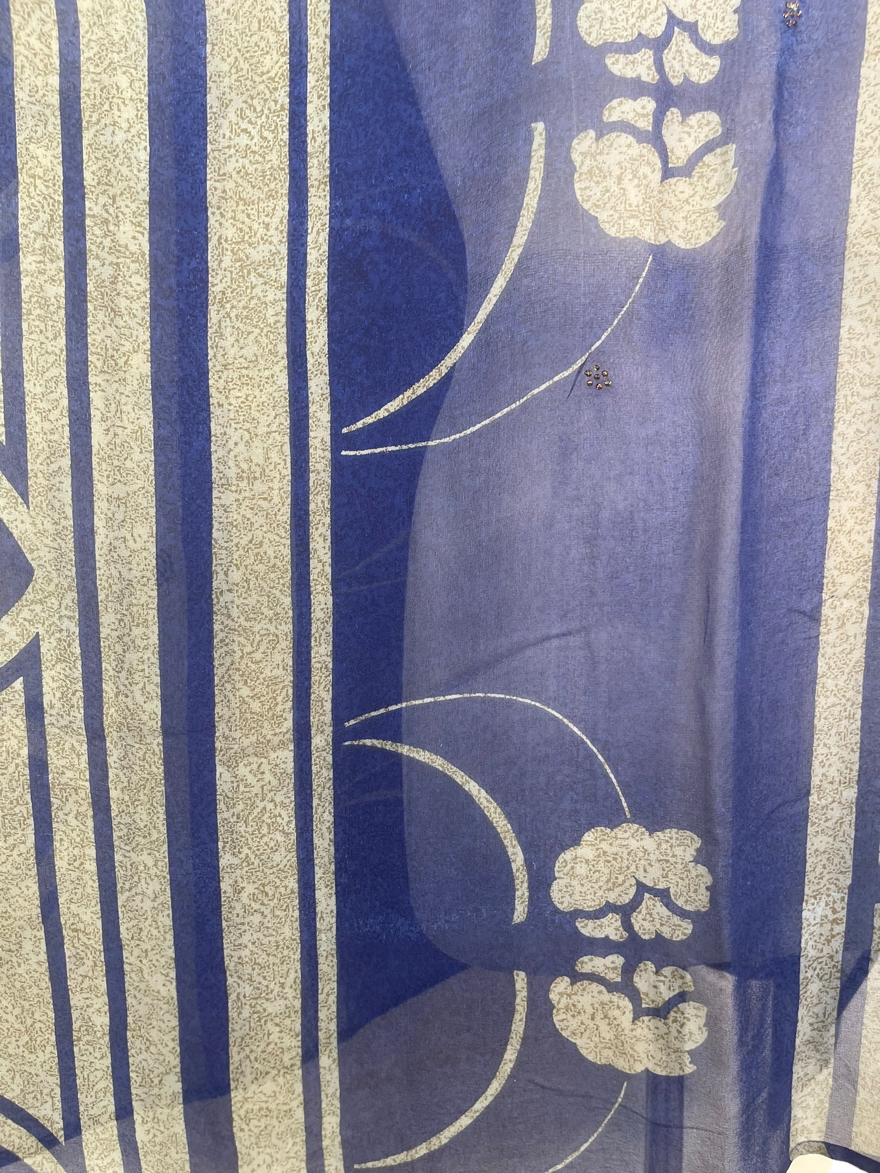 PREVIEW PRG8485 Sheer Avatar Pure Silk Short Kaftan Tunic with Slits by FEBRUARY2026 – Handmade ethical Short Kaftan from sariKNOTsari using upcycled silk. Designed in Canada for travel and slow fashion, loved from Toronto to LA to Sydney.