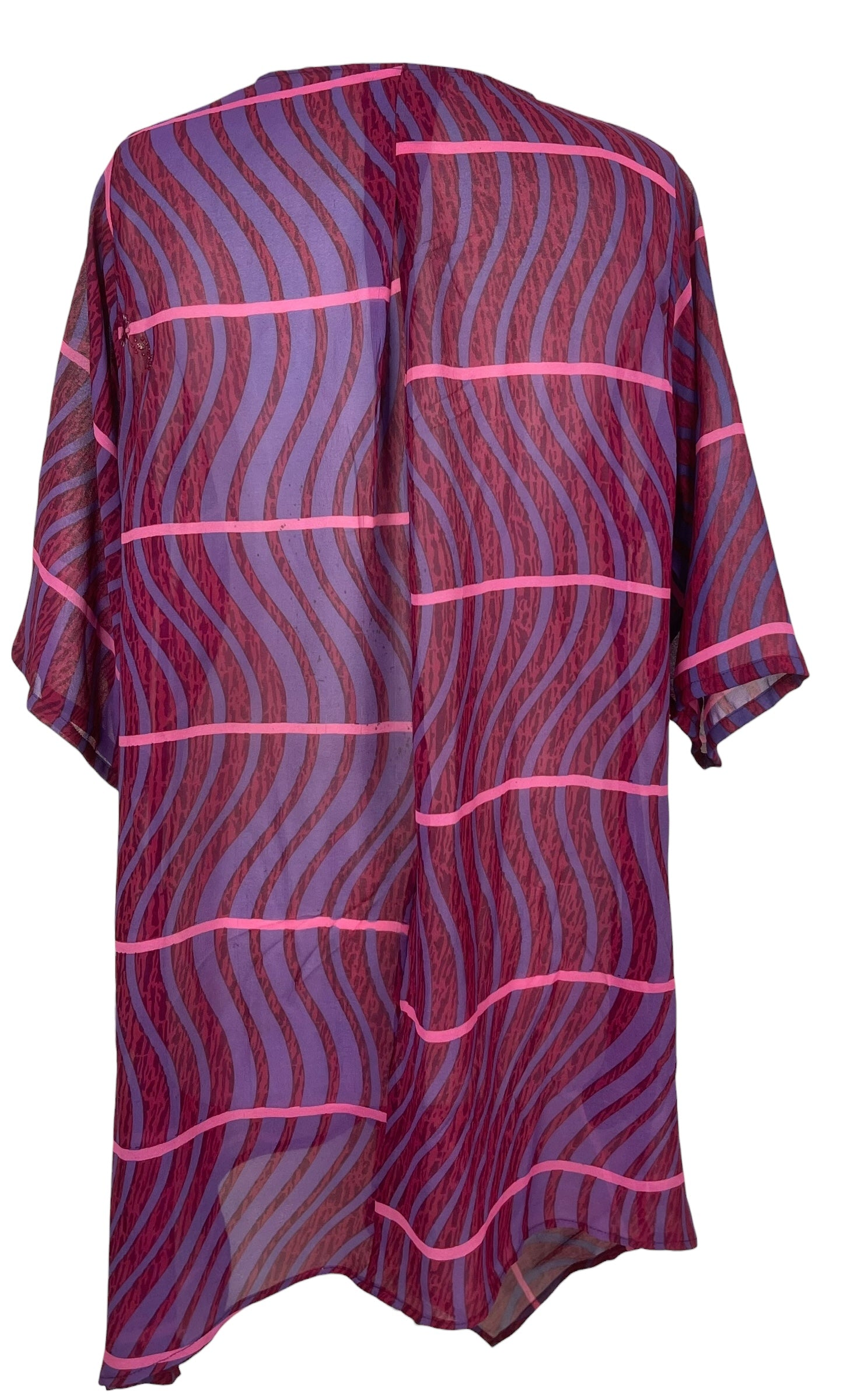 PREVIEW PRG8477 Sheer Wabi Sabi Pure Silk Self Pocket Tunic Dress