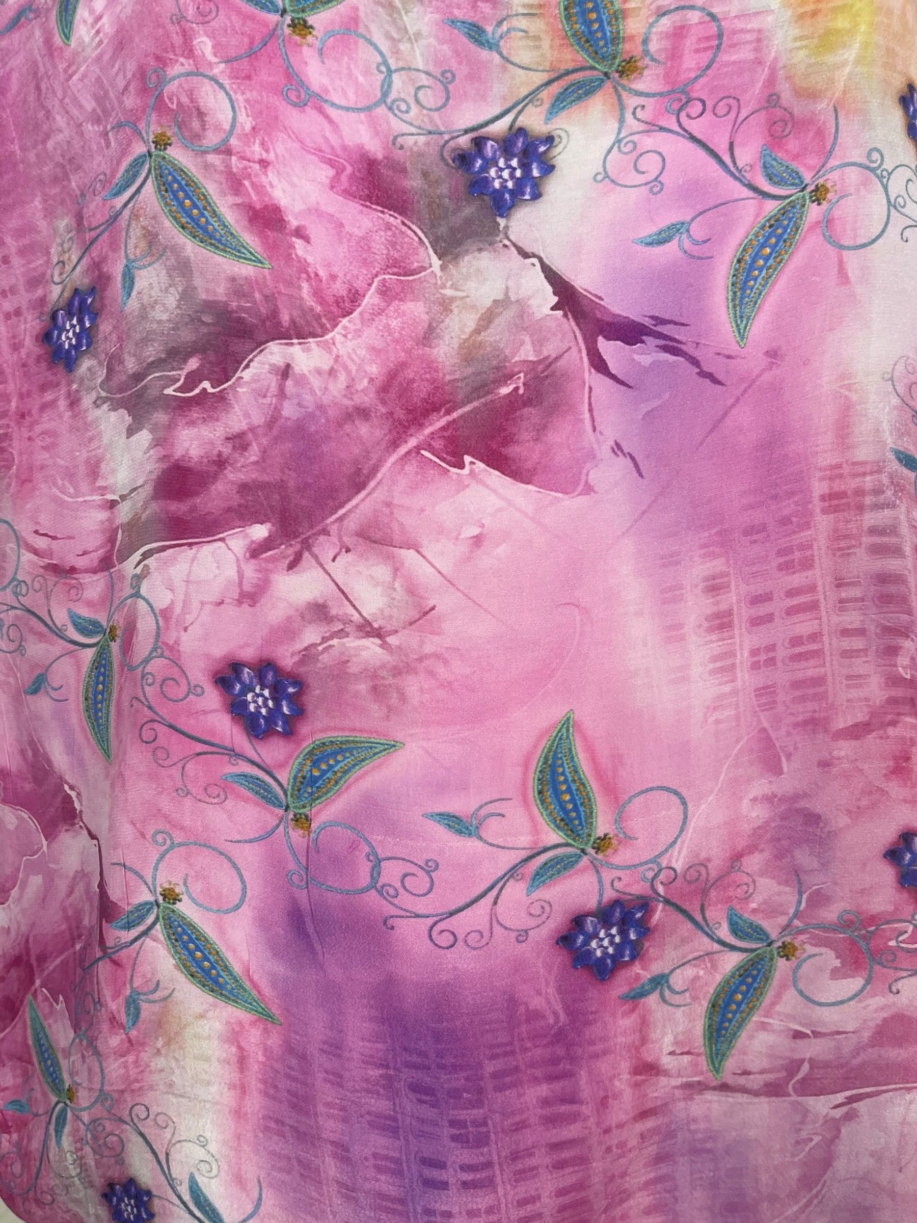 PREVIEW PRC8493 Avatar Pure Silk Side Slit Top by FEBRUARY2026 – Handmade ethical Side Slit Top from sariKNOTsari using upcycled silk. Designed in Canada for travel and slow fashion, loved from Toronto to LA to Sydney.