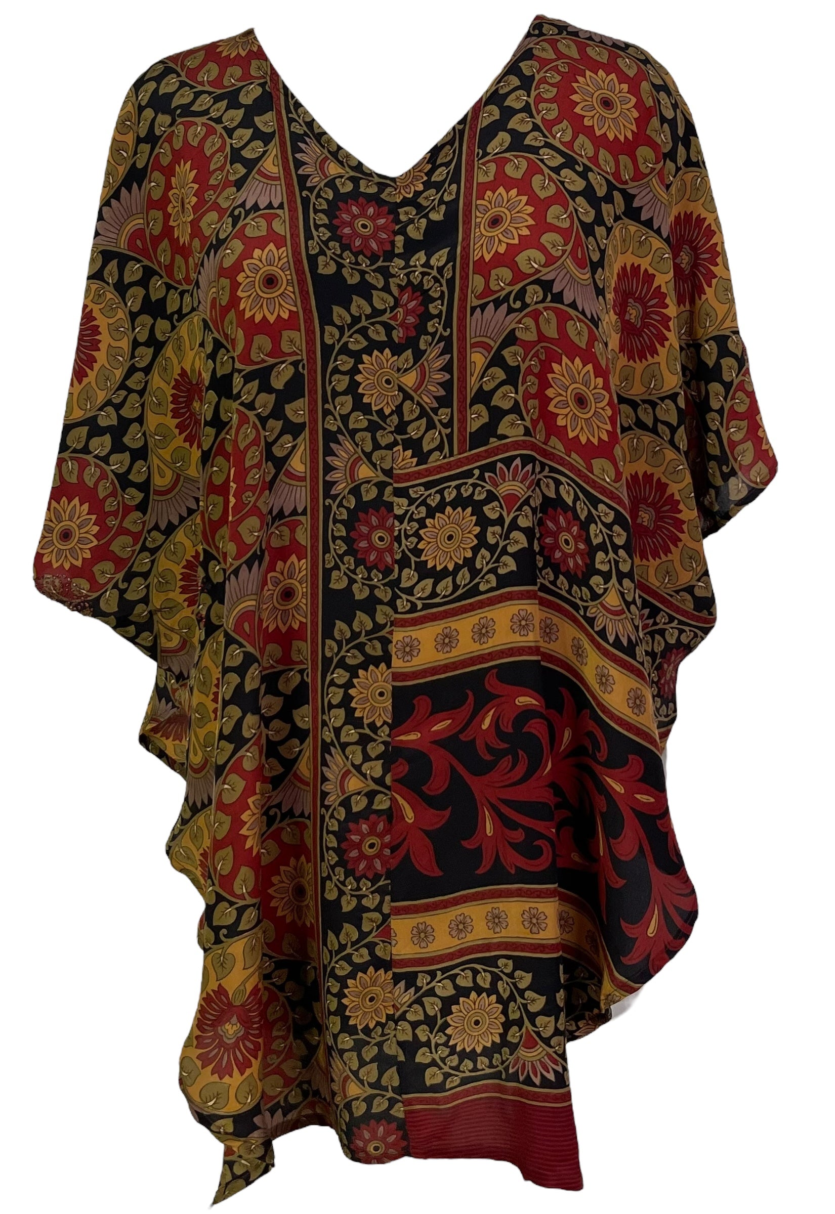 PRC6974 Avatar Pure Silk Waterfall Top