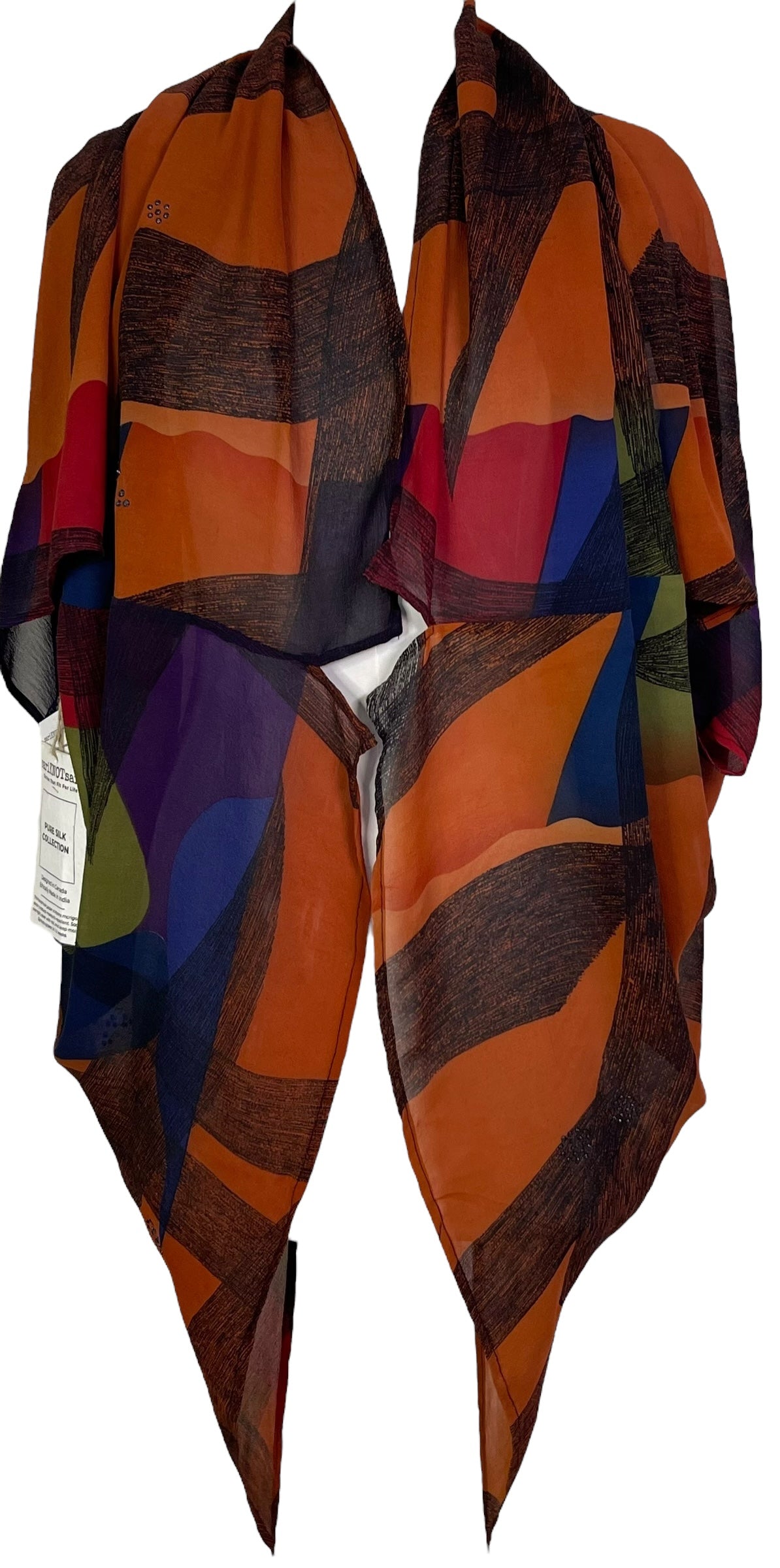 PRG7070 Sheer Avatar Pure Silk Cardigan