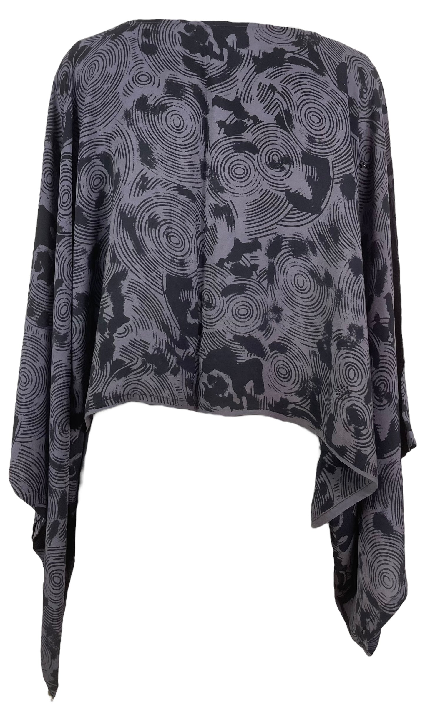 PRC7309 Wabi Sabi Pure Silk Kimono-Sleeved Top