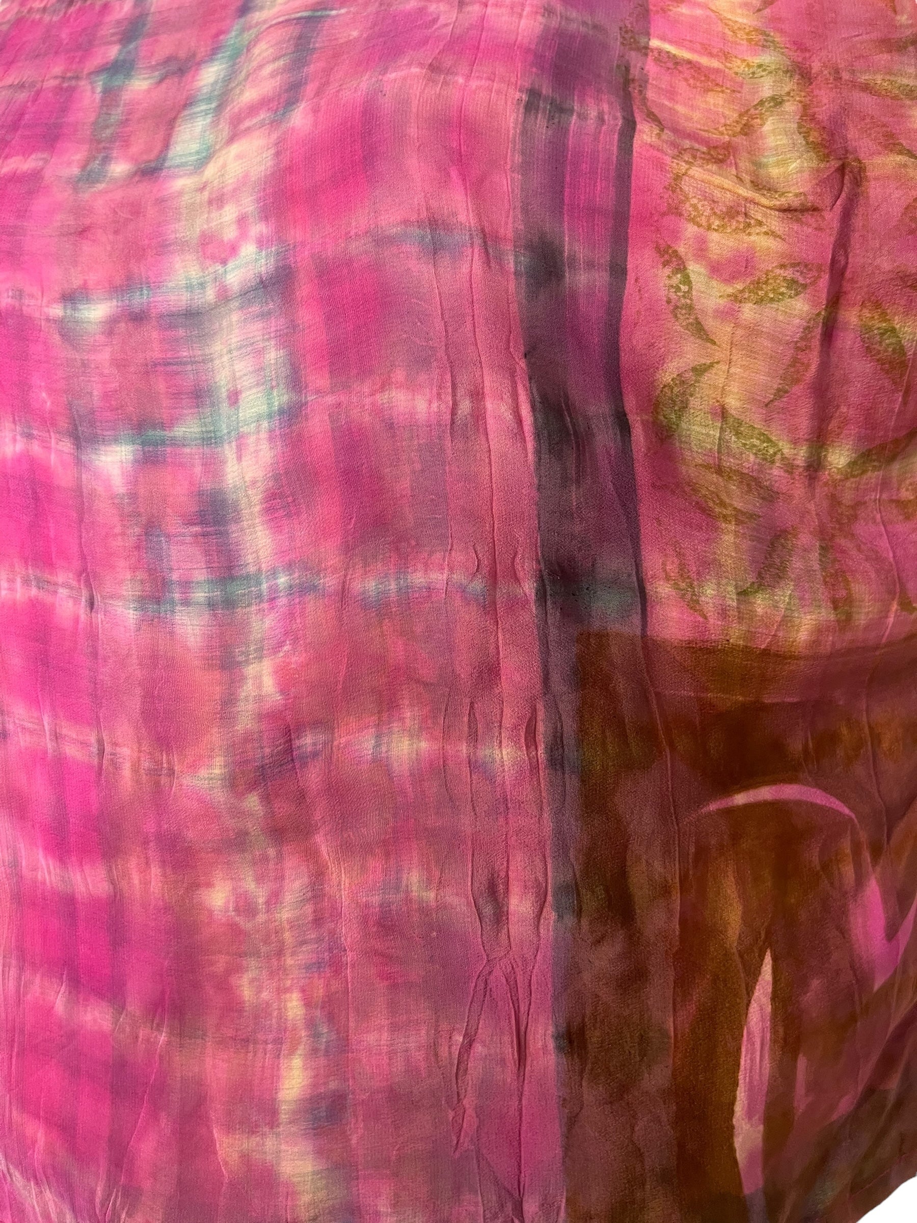 PRC5371 Wabi Sabi Pure Silk Boxy Top