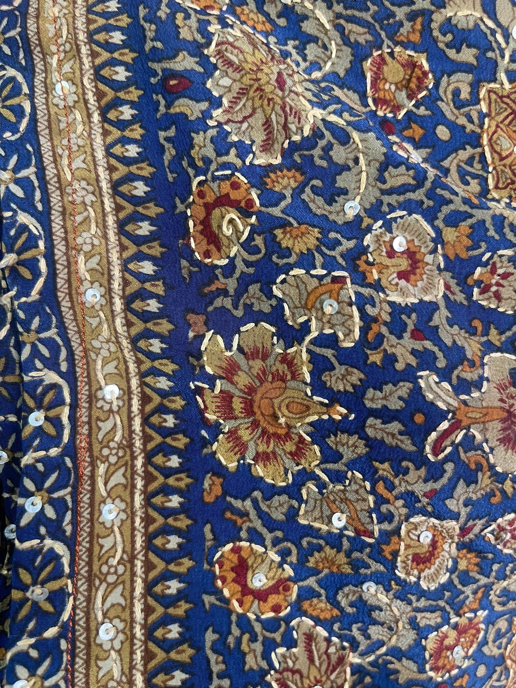 PRC7945 Avatar Pure Silk Self Pocket Tunic Dress