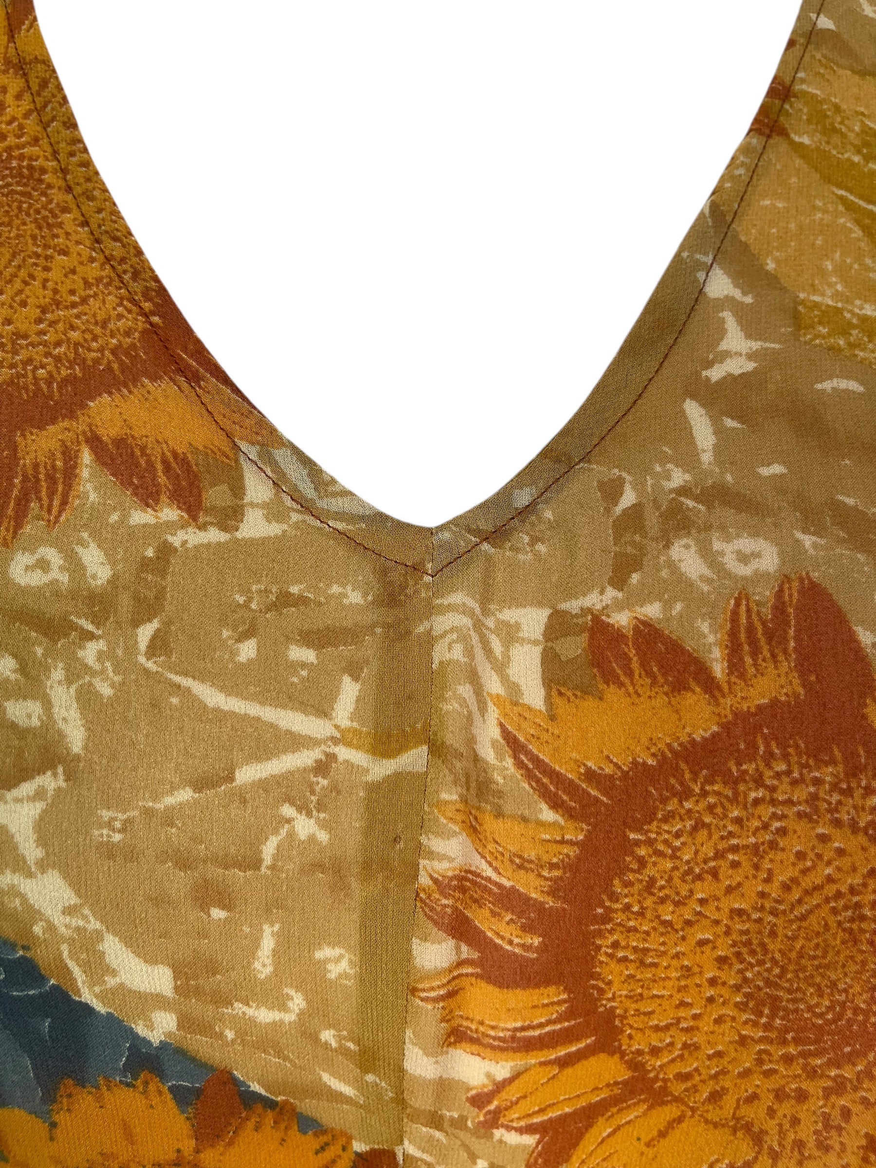 PREVIEW PRG8603 Sheer Avatar Pure Silk Waterfall Top by FEBRUARY2026 – Handmade ethical Waterfall Top from sariKNOTsari using upcycled silk. Designed in Canada for travel and slow fashion, loved from Toronto to LA to Sydney.