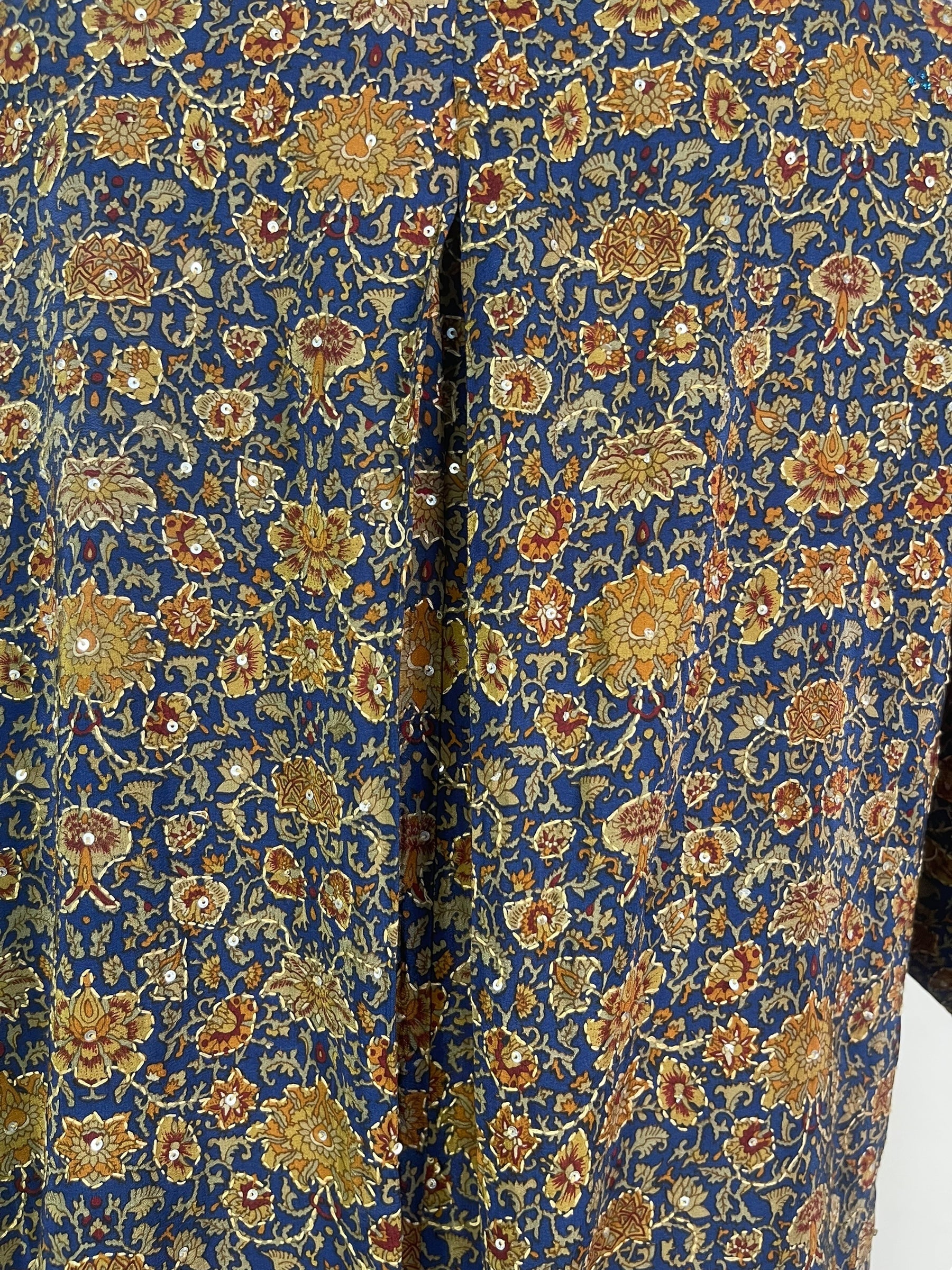 PRC7945 Avatar Pure Silk Self Pocket Tunic Dress