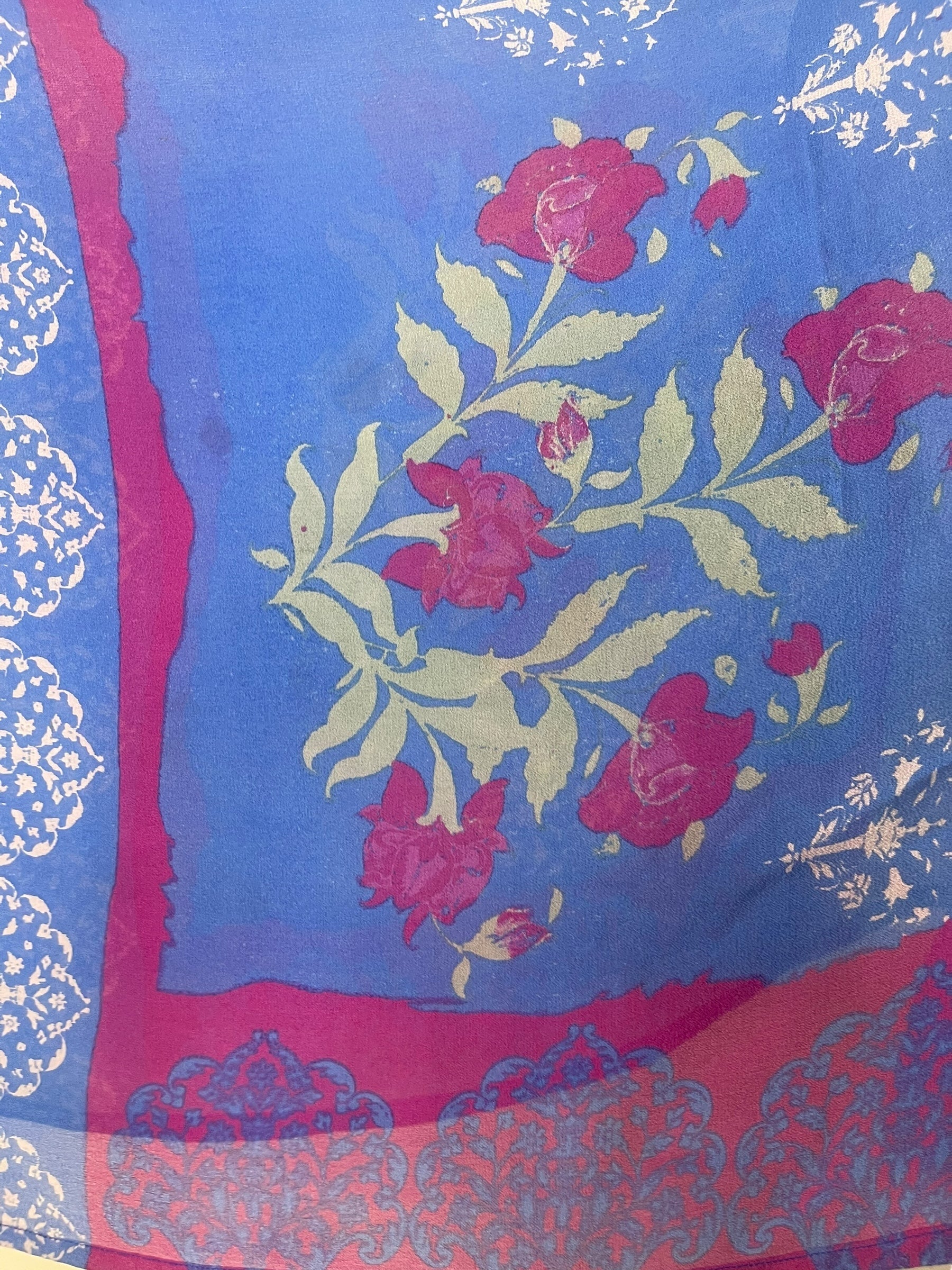 PRG7857 Sheer Pure Silk Wabi Sabi Capelet Poncho