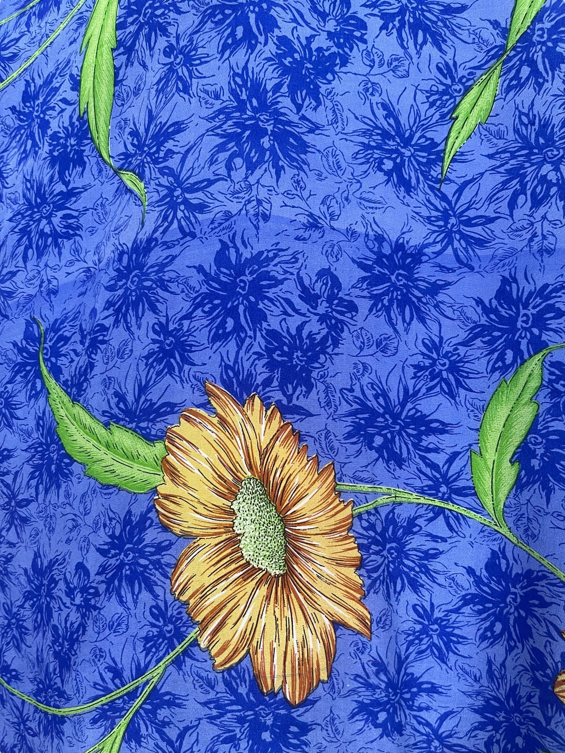 PRC8073 Avatar Pure Silk Long Tunic with Side Ties