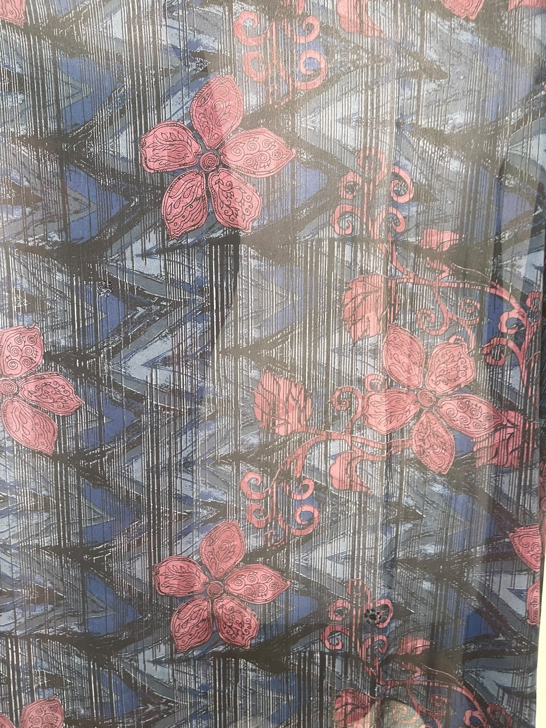 PREVIEW PRG8572 Sheer Avatar Pure Silk Midi Length Kaftan by MARCH2026 – Handmade ethical Midi Length Kaftan from sariKNOTsari using upcycled silk. Designed in Canada for travel and slow fashion, loved from Toronto to LA to Sydney. Featuring Zsiska, Bryn Walker and Artisan Leather coats by Rejean Pepin, Pepin designs