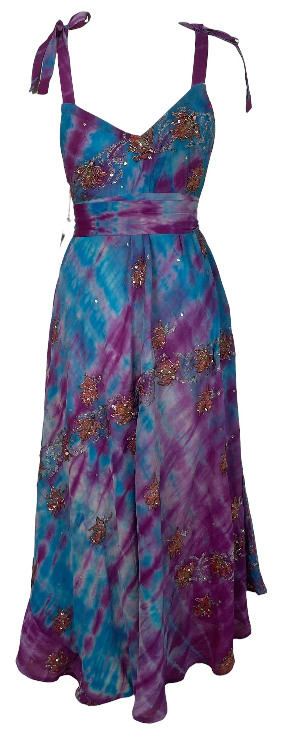 PROBLEM PREVIEW PRC8640 Avatar Pure Silk Maxi Dress with Belt by MARCH2026 – Handmade ethical Maxi Dress from sariKNOTsari using upcycled silk. Designed in Canada for travel and slow fashion, loved from Toronto to LA to Sydney. Featuring Zsiska, Bryn Walker and Artisan Leather coats by Rejean Pepin, Pepin designs