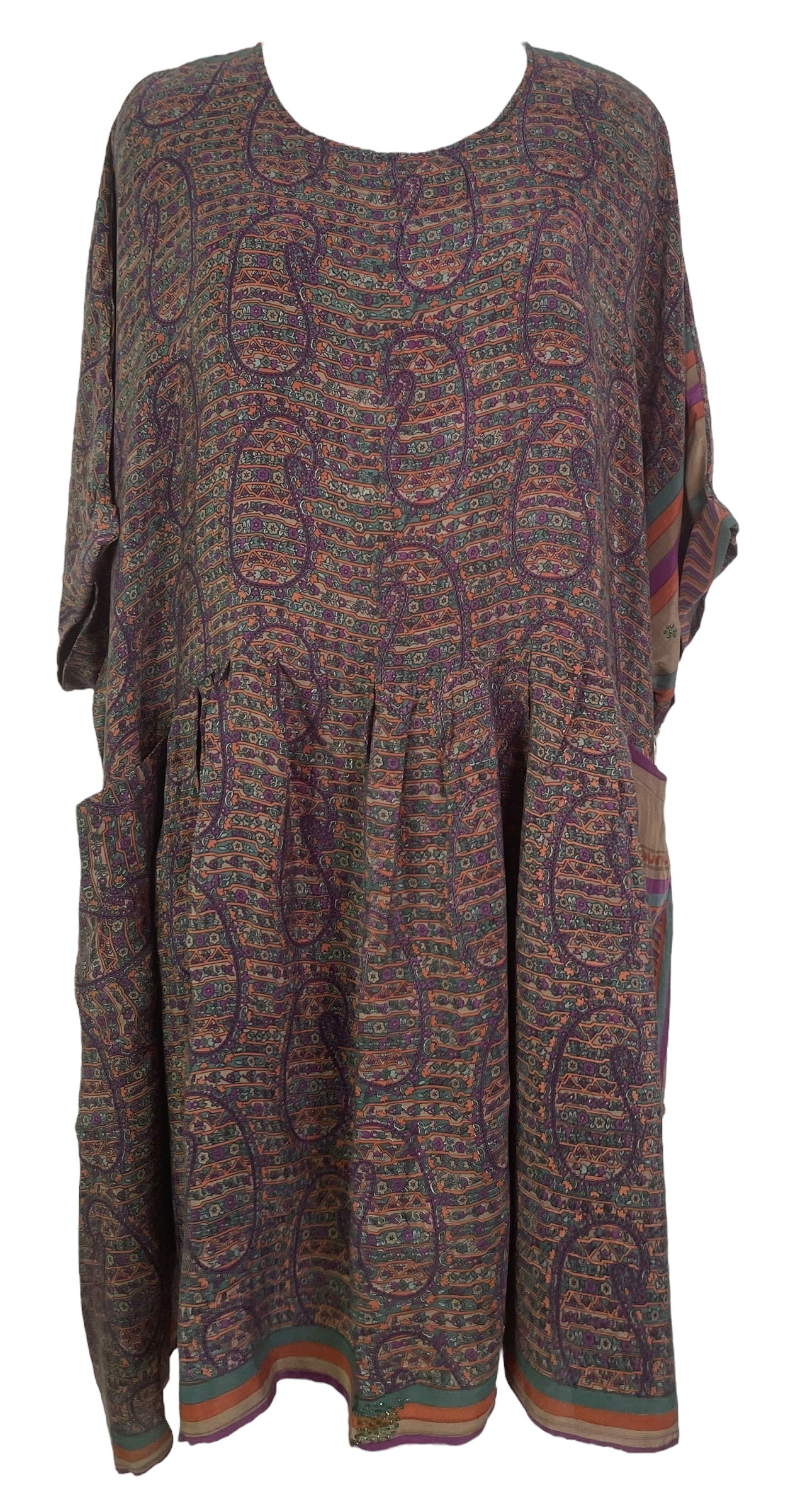 PRC7446 Avatar Pure Silk Boxy Babydoll Dress