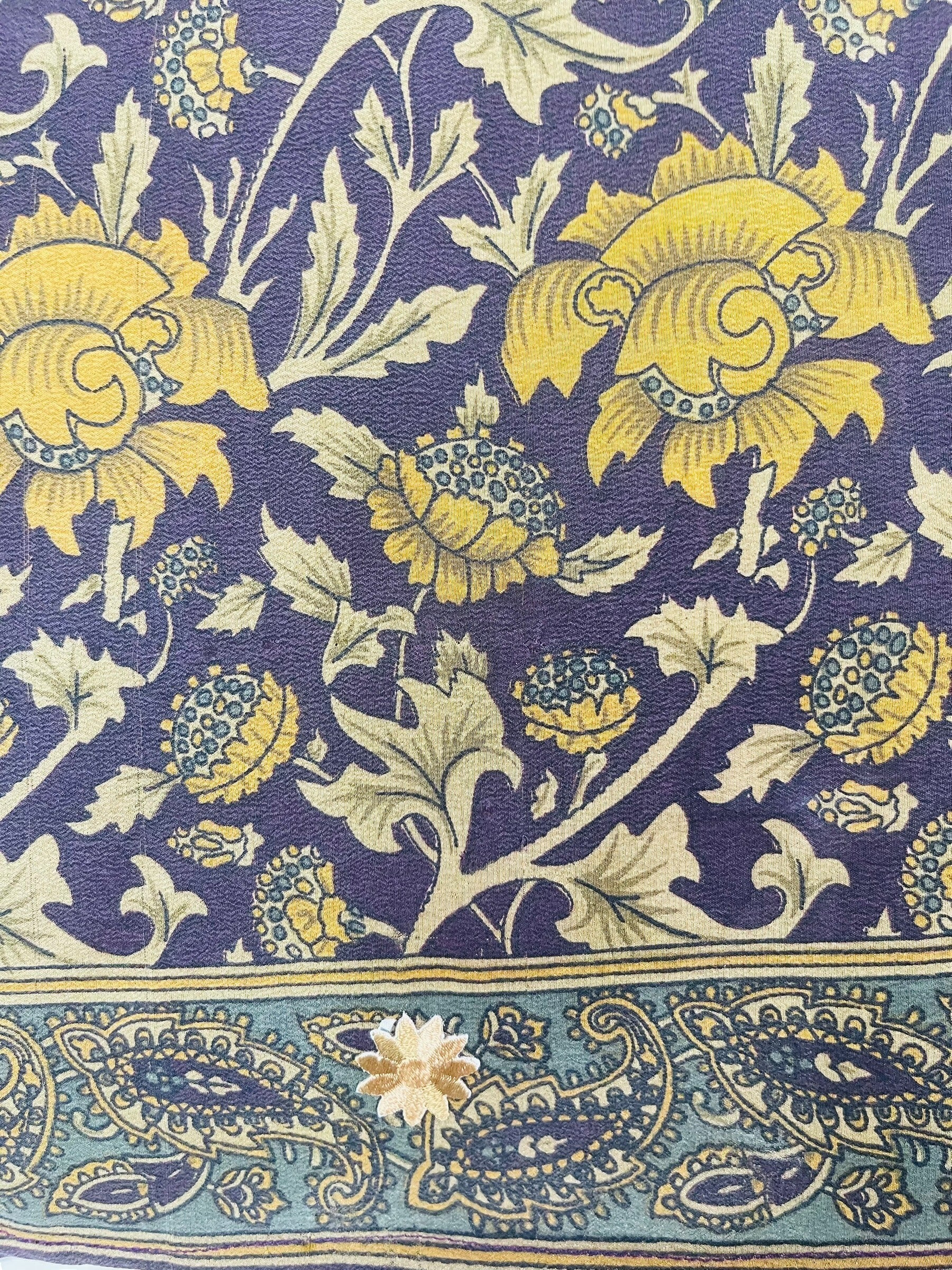 PRC7541 Pure Silk Wabi Sabi Capelet Poncho