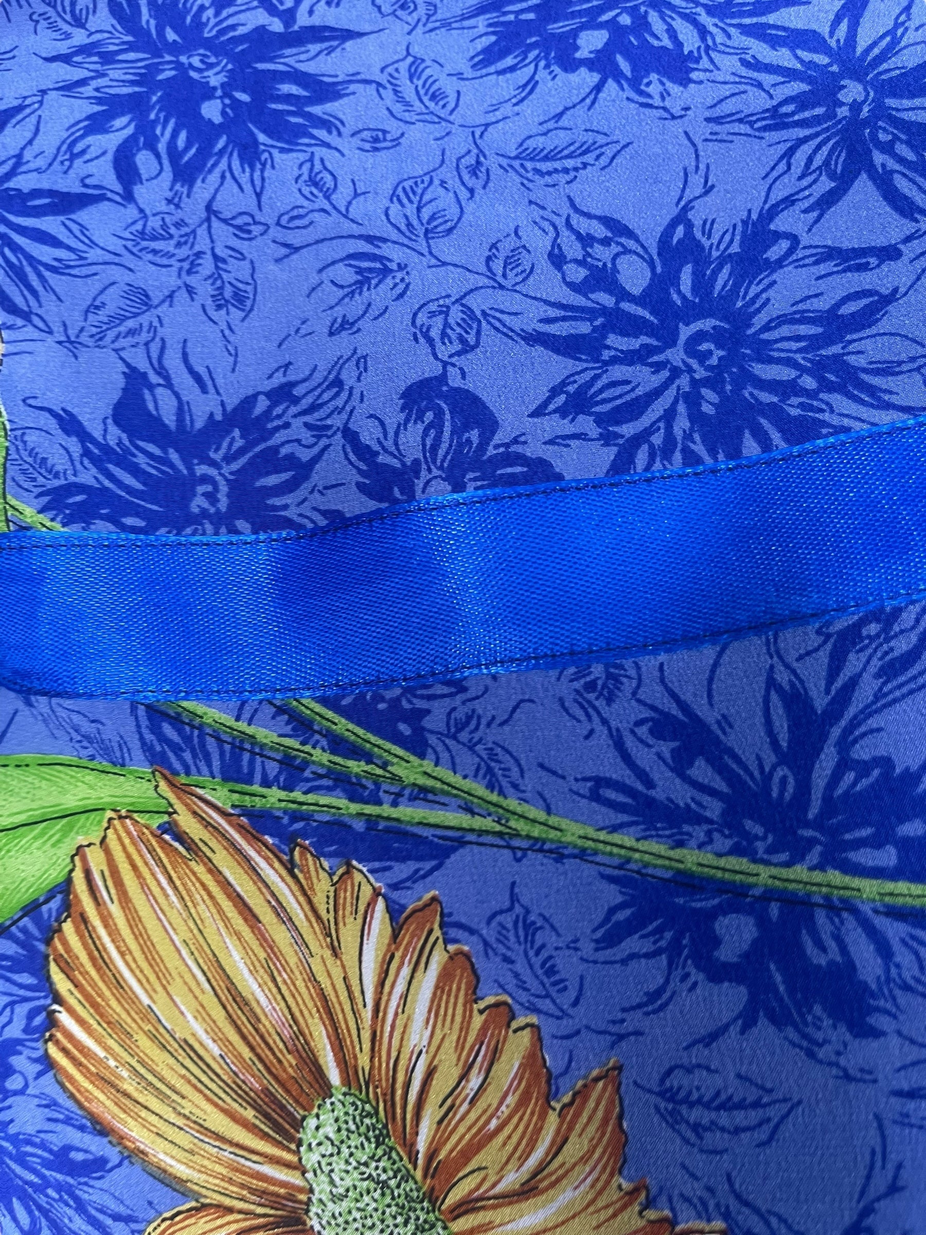 PRC8073 Avatar Pure Silk Long Tunic with Side Ties