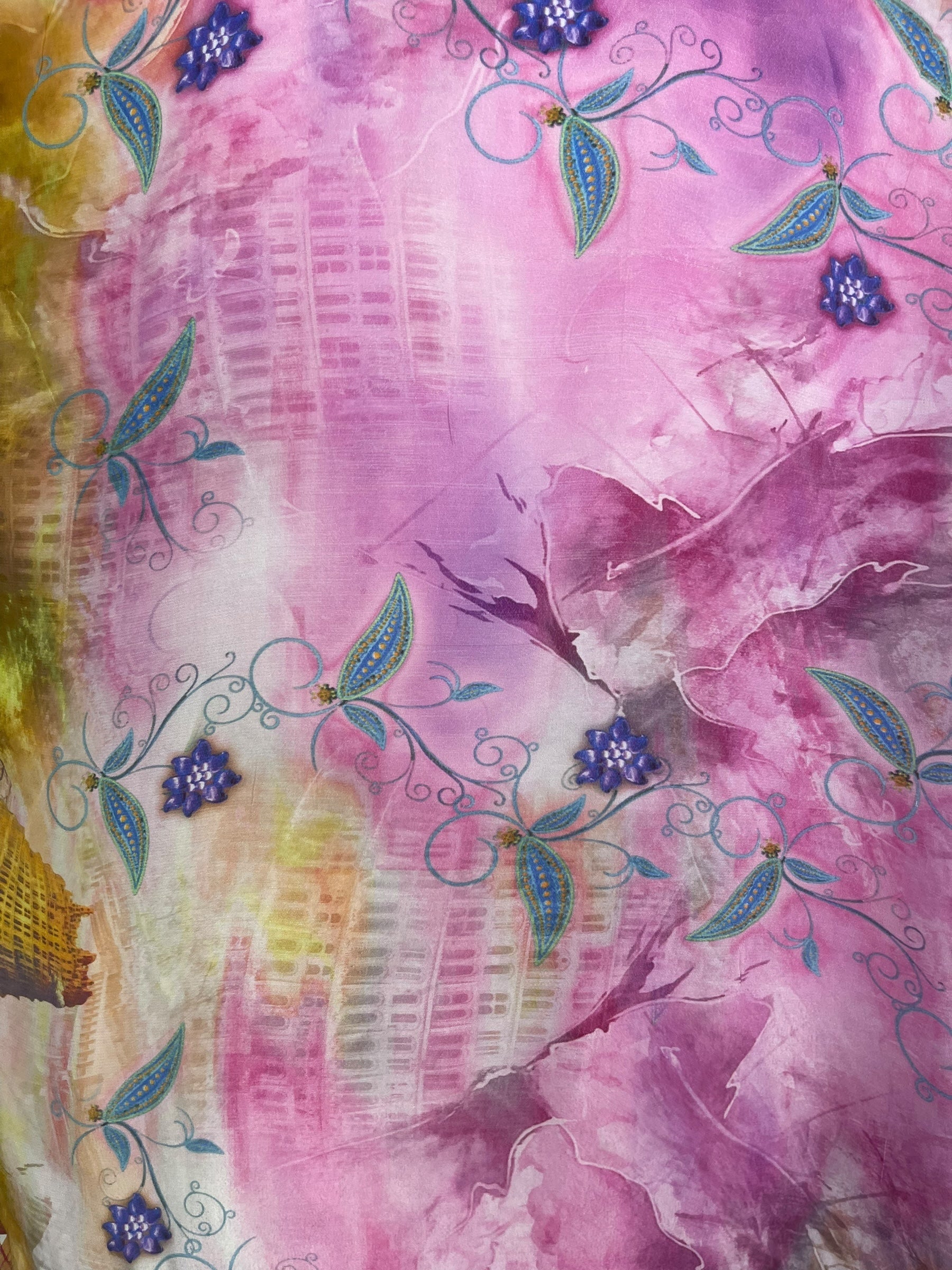 PREVIEW PRC8493 Avatar Pure Silk Side Slit Top by FEBRUARY2026 – Handmade ethical Side Slit Top from sariKNOTsari using upcycled silk. Designed in Canada for travel and slow fashion, loved from Toronto to LA to Sydney.