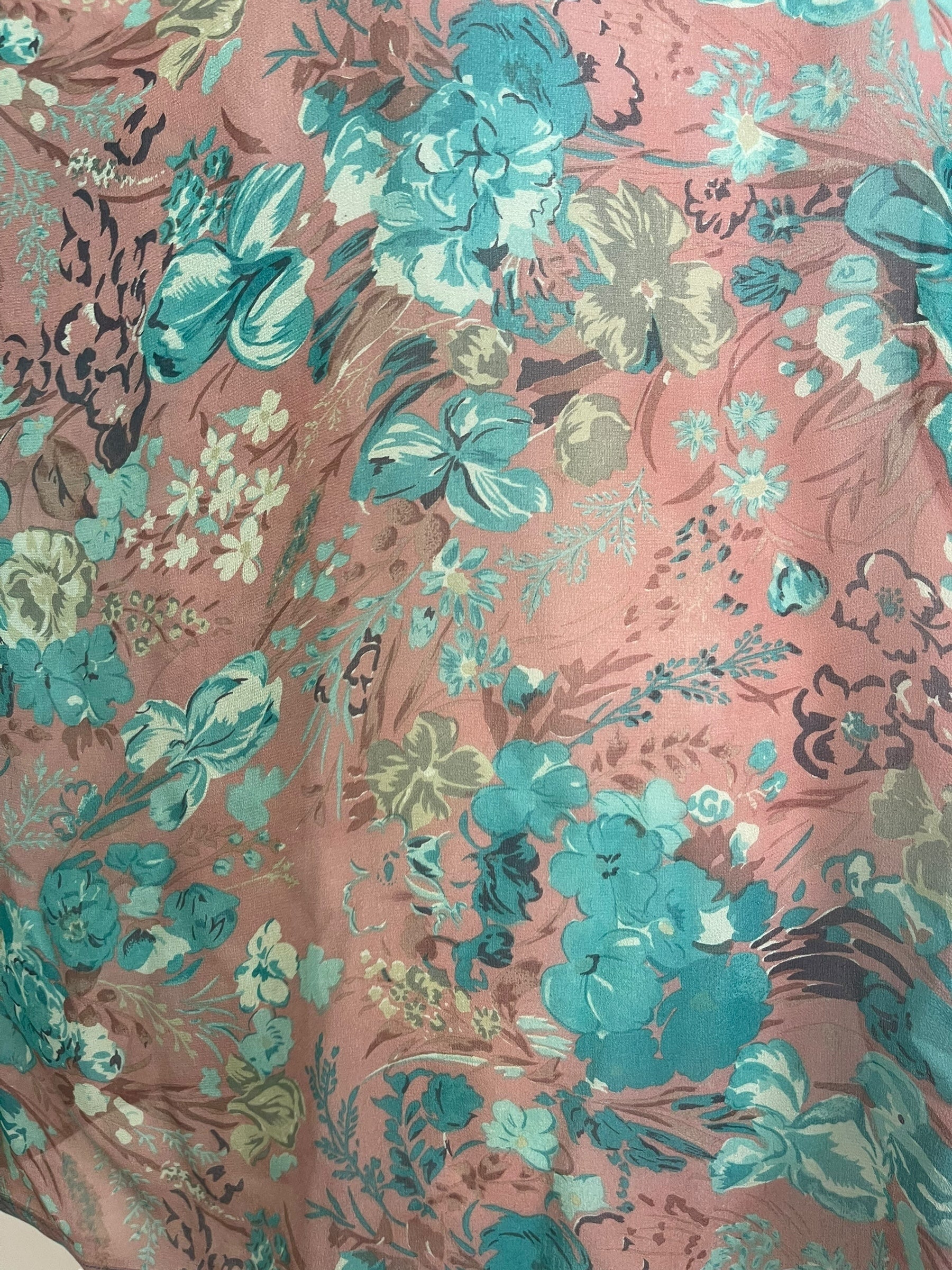 PRG8777 Sheer Wabi Sabi Pure Silk Long Tunic with Side Ties