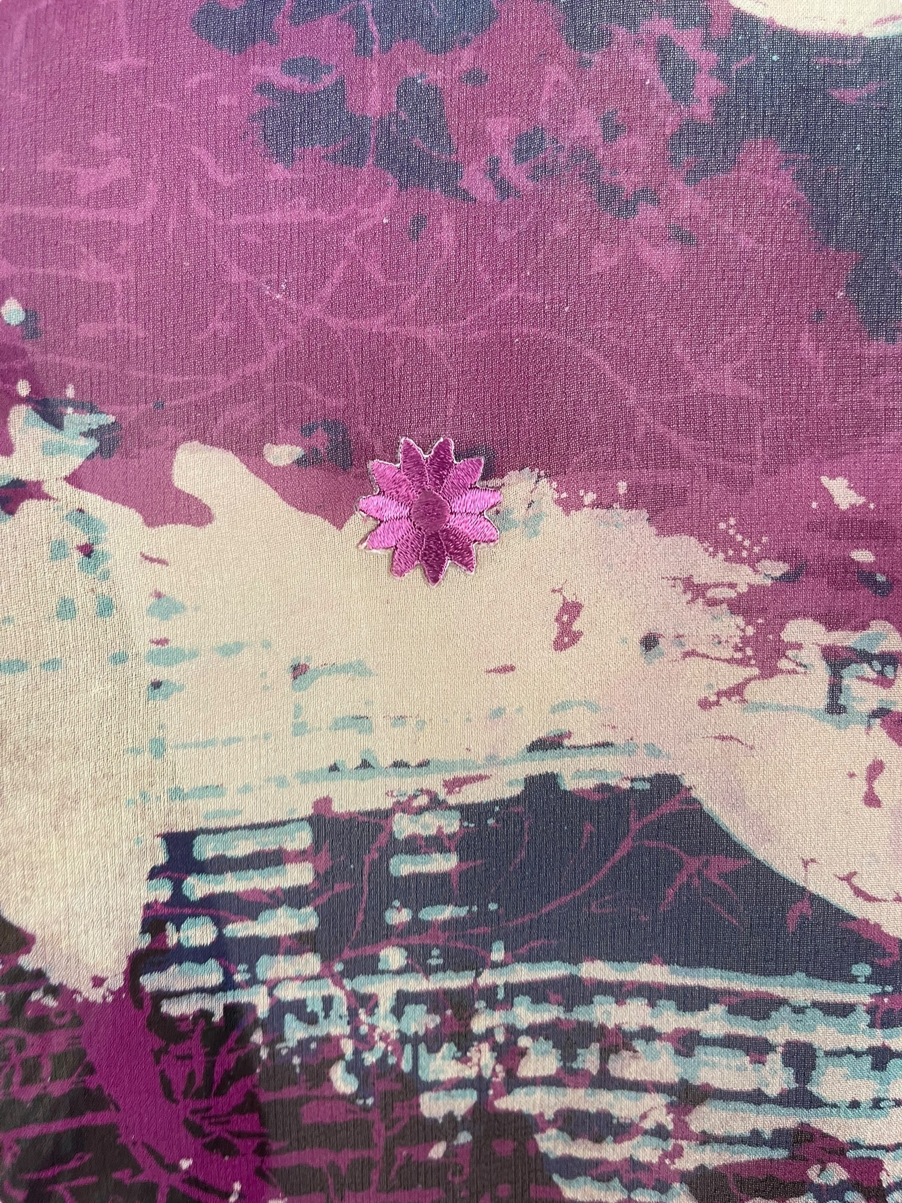 PRG7880 Sheer Avatar Pure Silk Kimono-Sleeved Jacket with Belt