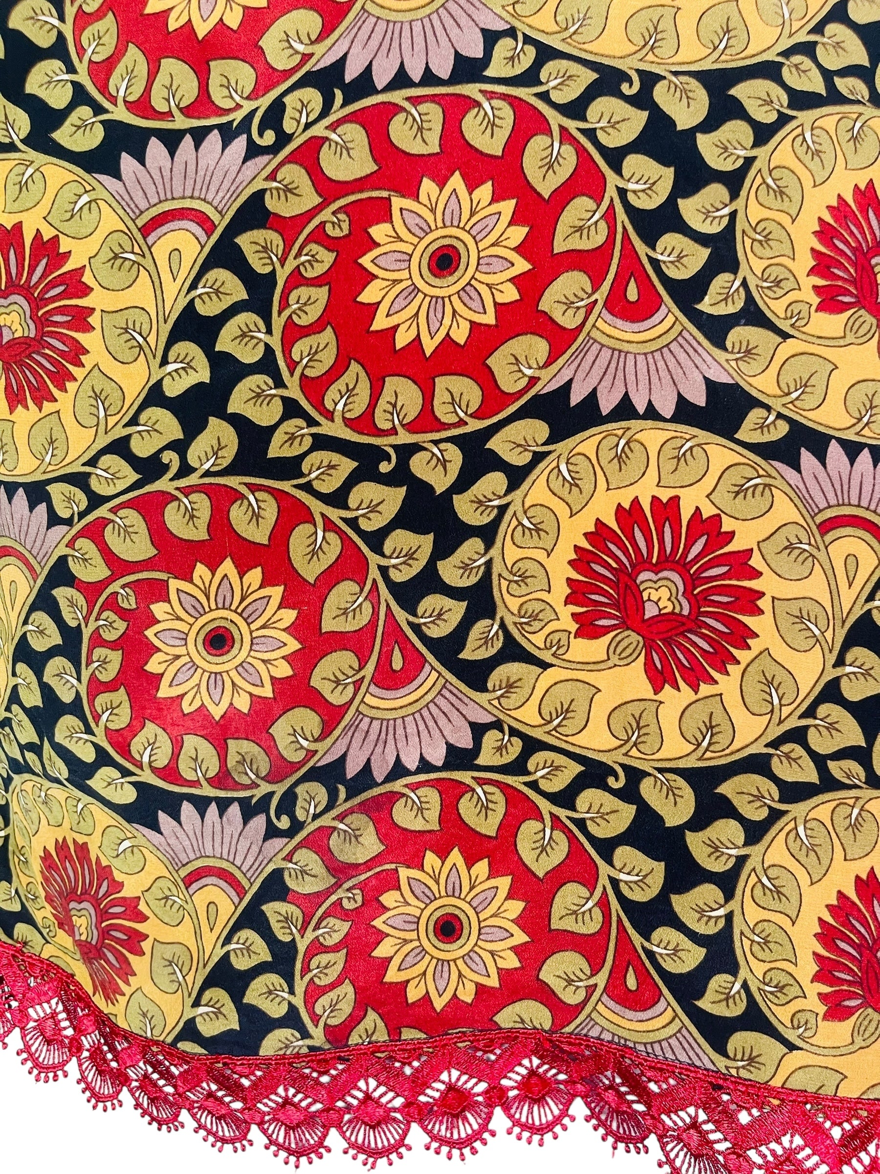 PRC6974 Wabi Sabi Pure Silk Side Slit Top