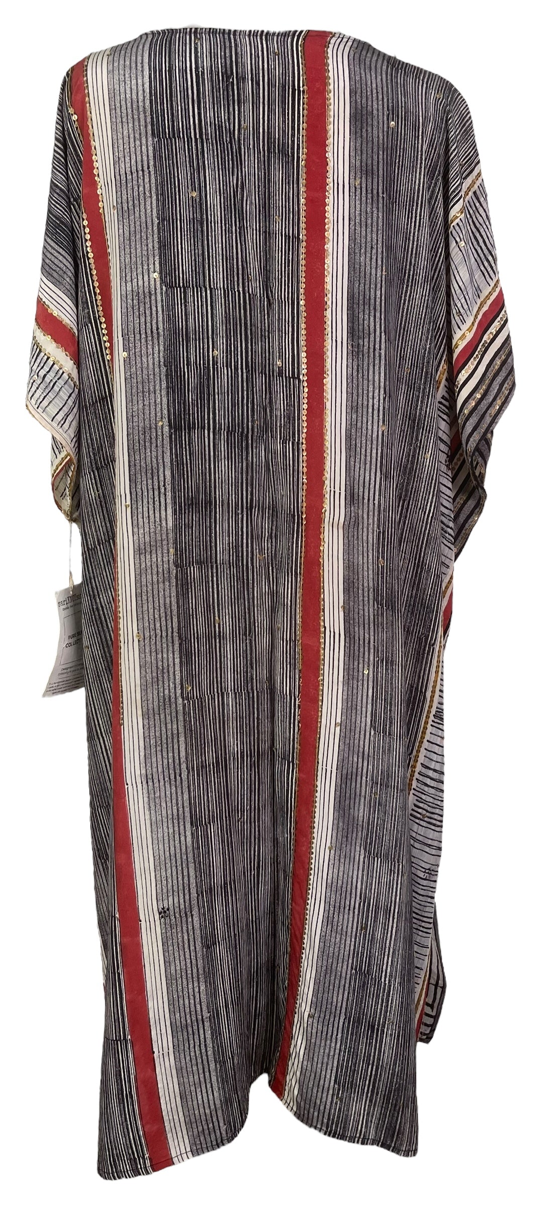 PRC6761 Wabi Sabi Pure Silk Maxi Kaftan