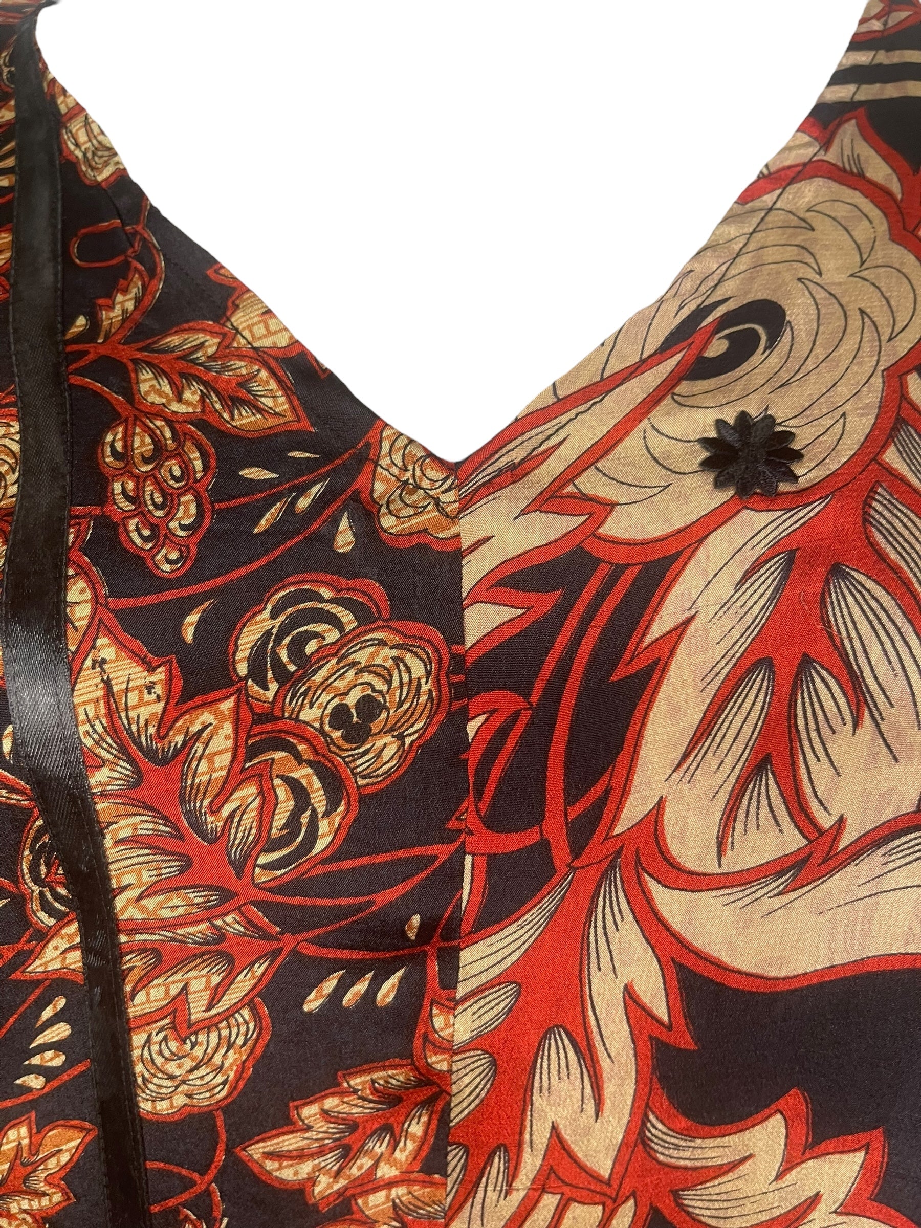 PRC8070 Wabi Sabi Pure Silk Waterfall Top