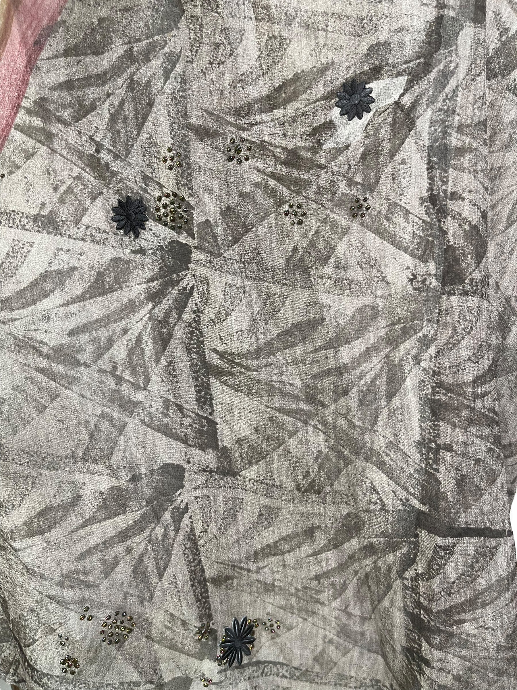 PRG8129 Sheer Avatar Pure Silk Cardigan