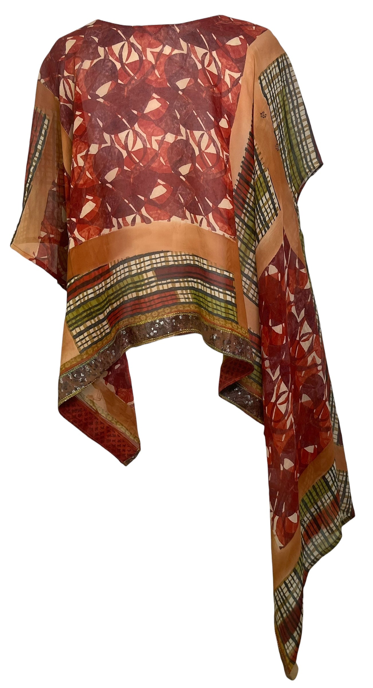 PRG8420 Sheer Wabi Sabi Pure Silk Versatile Vest